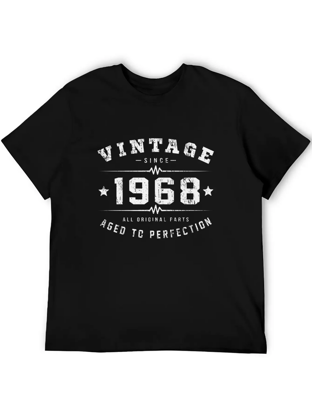 1968 Aged To Perfection Relaxed Everyday Tee – Lightweight And Durable Cotton