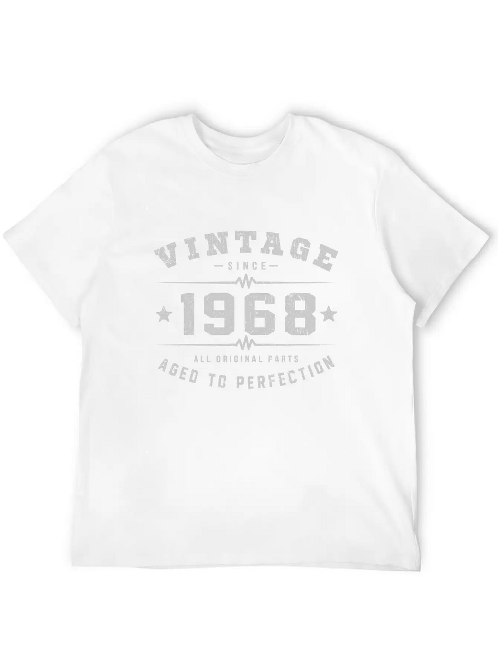 1968 Aged To Perfection Relaxed Everyday Tee – Lightweight And Durable Cotton