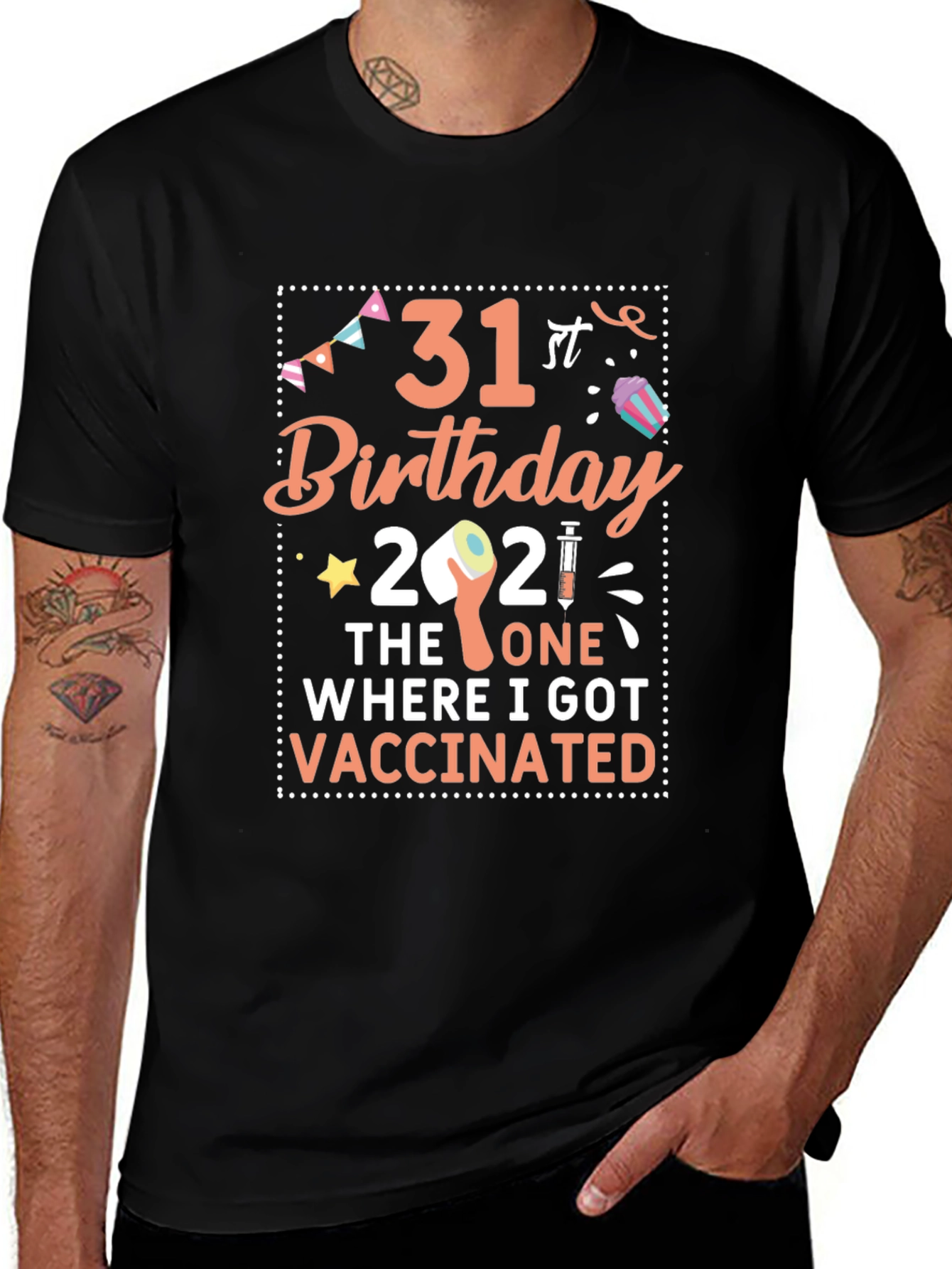 31st Birthday Vaccination T-Shirt