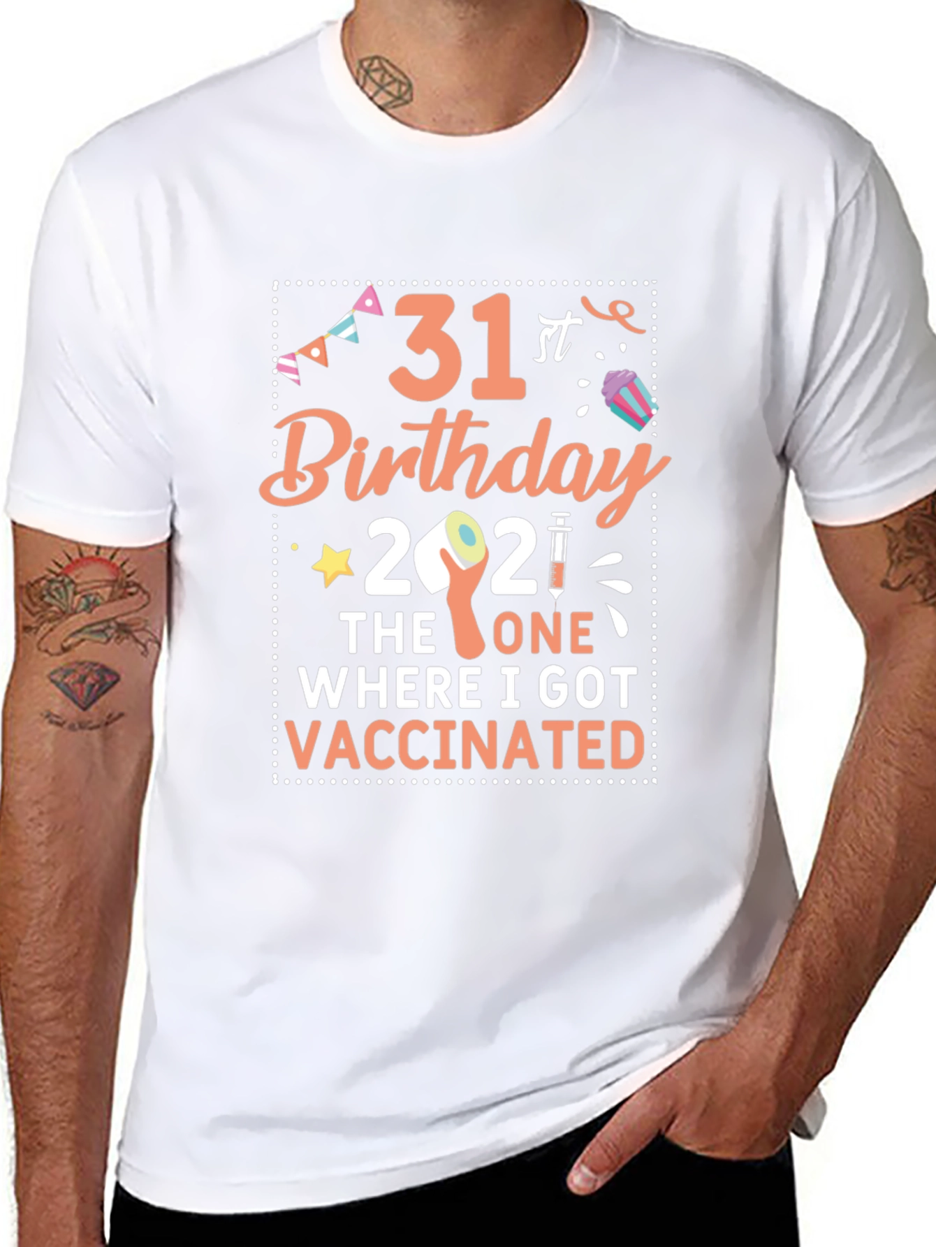 31st Birthday Vaccination T-Shirt