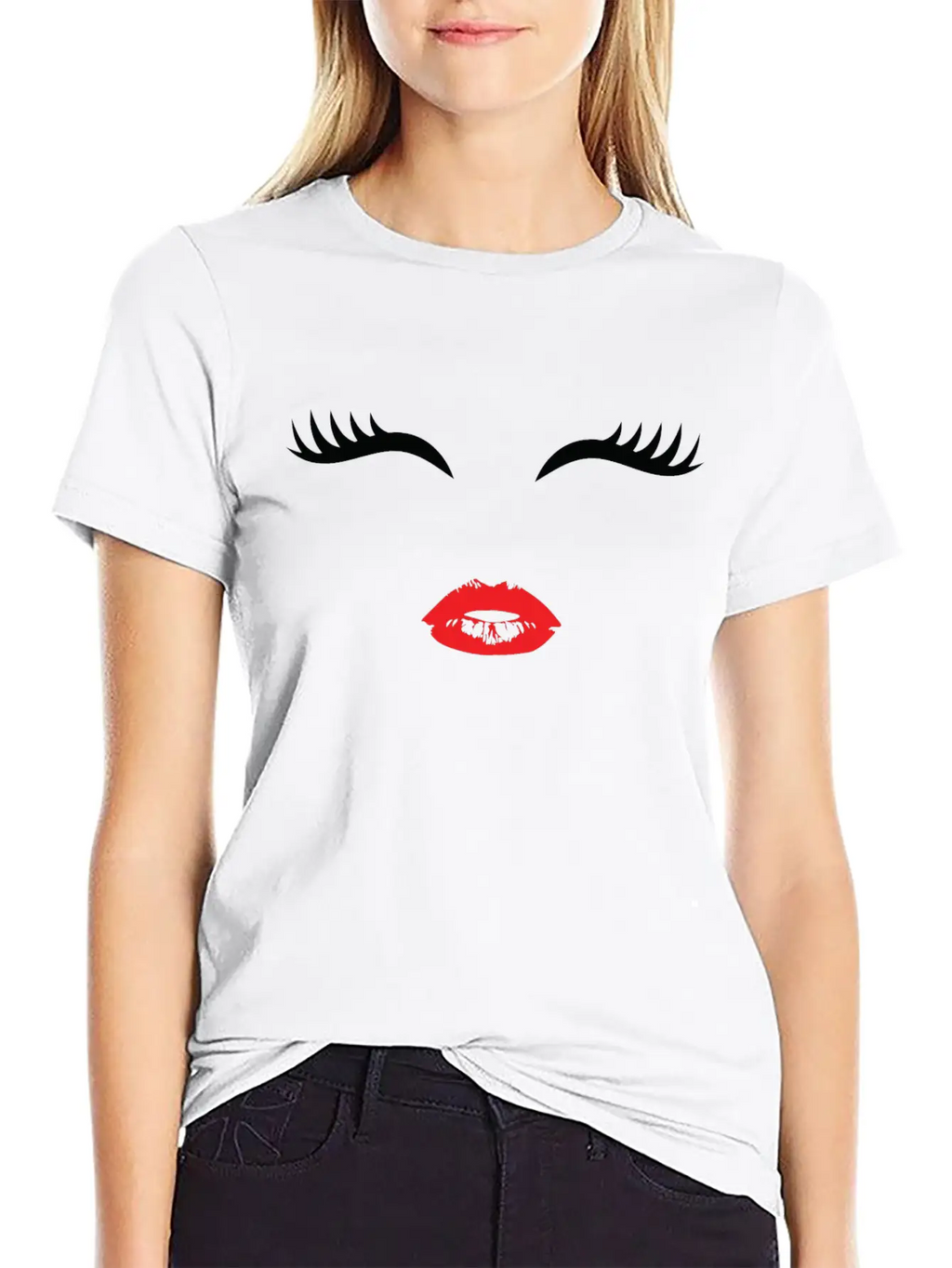 1Feminine Tee For Girls With A Nice Illustration Essential Unisex Summer Tee – Soft Cotton Casual Fit