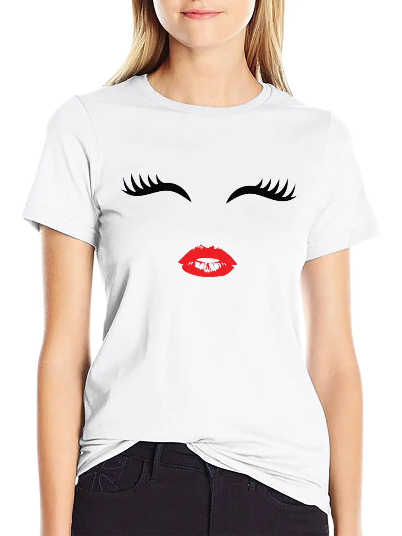 1Feminine Tee For Girls With A Nice Illustration Essential Unisex Summer Tee – Soft Cotton Casual Fit