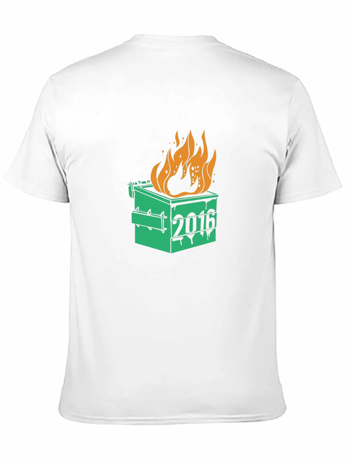 2016 Dumpster Fire Modern Fit Casual T-Shirt – Clean And Versatile Design