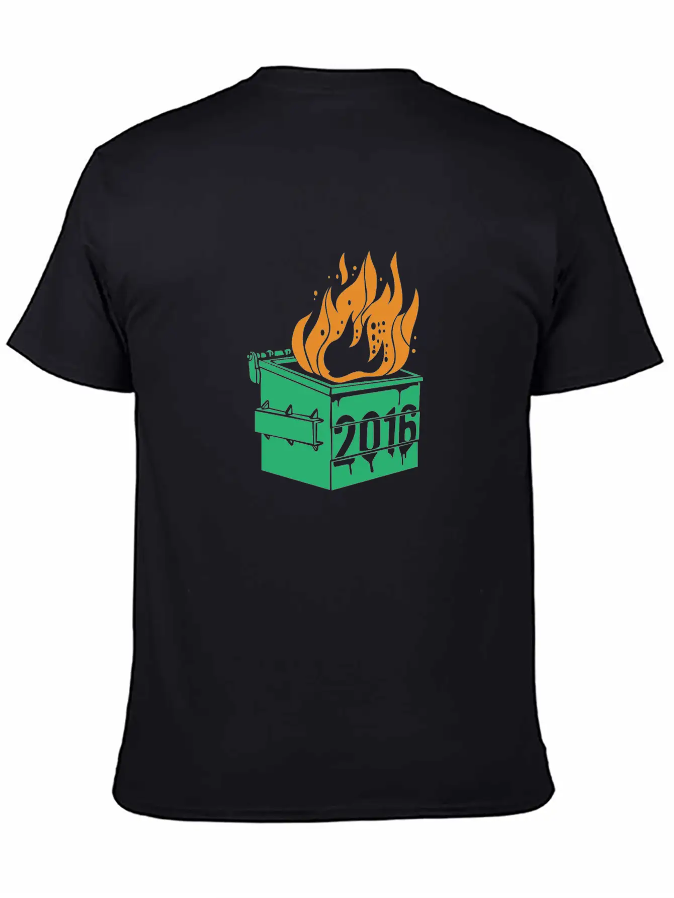 2016 Dumpster Fire Modern Fit Casual T-Shirt – Clean And Versatile Design