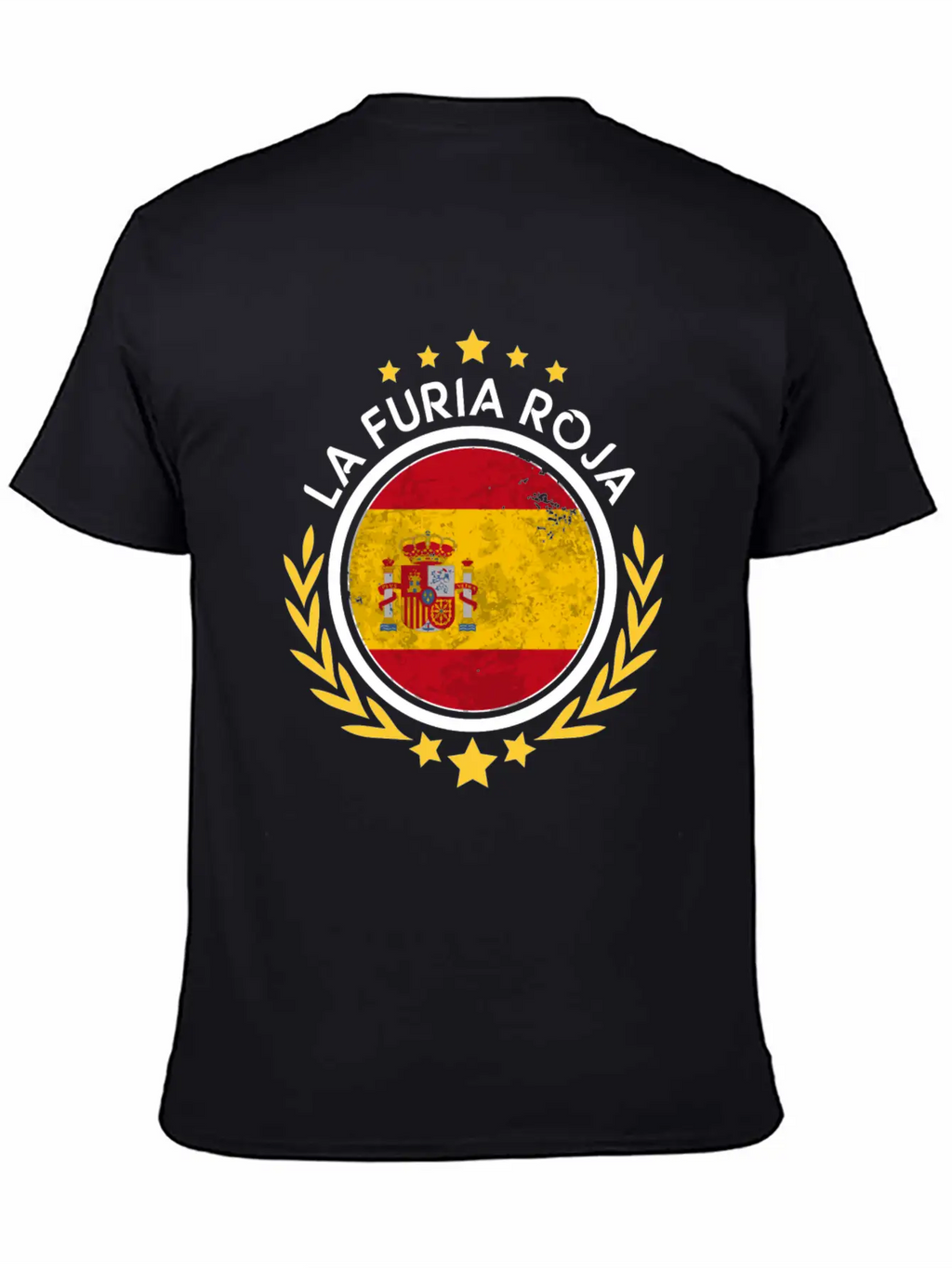 2018 Spain Fan World Soccer Championship Long Slee Soft Cotton Short Sleeve Tee – Unisex Wardrobe Staple