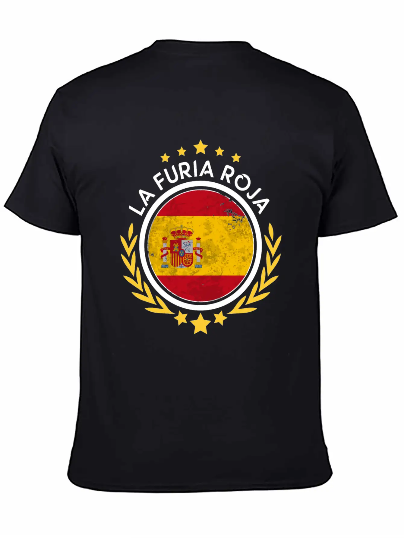 2018 Spain Fan World Soccer Championship Long Slee Soft Cotton Short Sleeve Tee – Unisex Wardrobe Staple