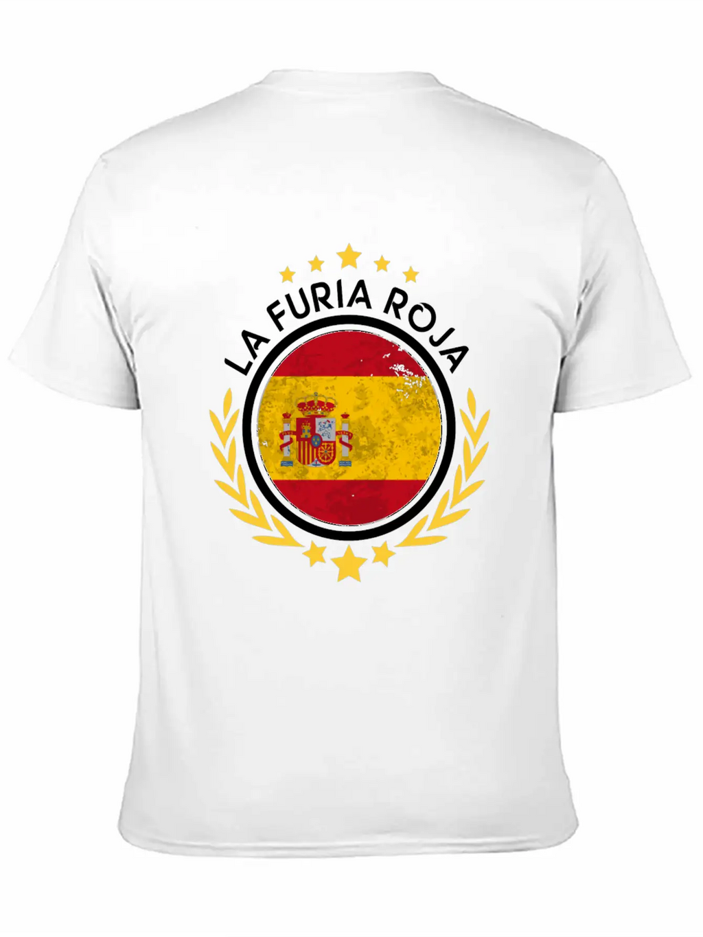 2018 Spain Fan World Soccer Championship Long Slee Soft Cotton Short Sleeve Tee – Unisex Wardrobe Staple