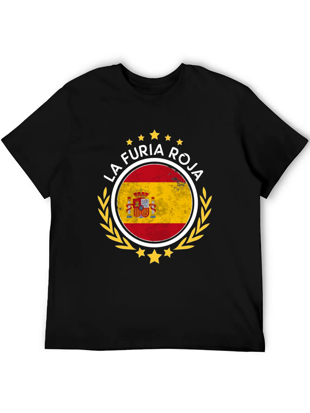 2018 Spain Fan World Soccer Championship Long Slee Soft Cotton Short Sleeve Tee – Unisex Wardrobe Staple