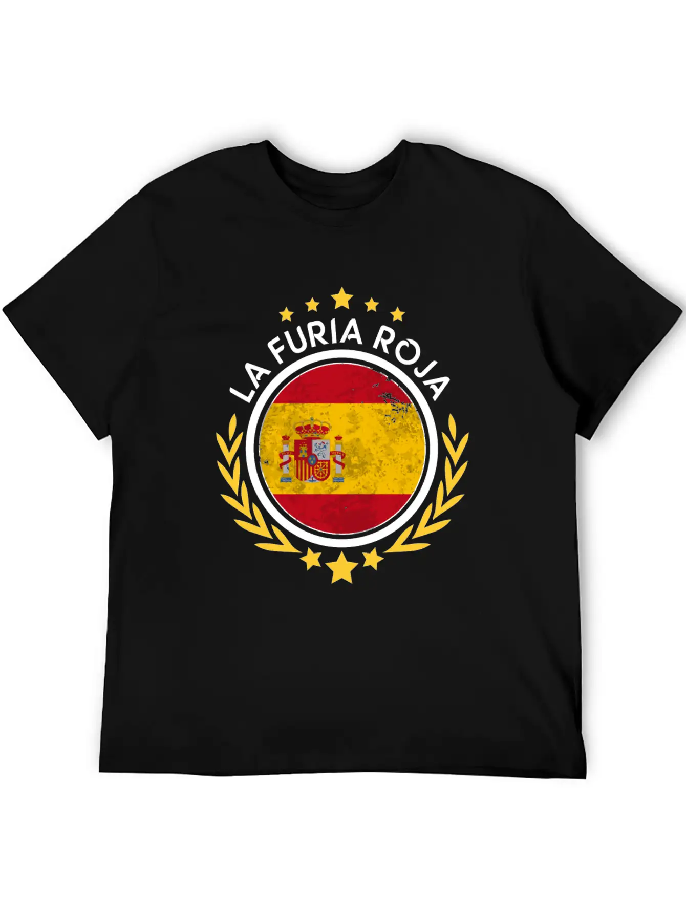 2018 Spain Fan World Soccer Championship Long Slee Soft Cotton Short Sleeve Tee – Unisex Wardrobe Staple