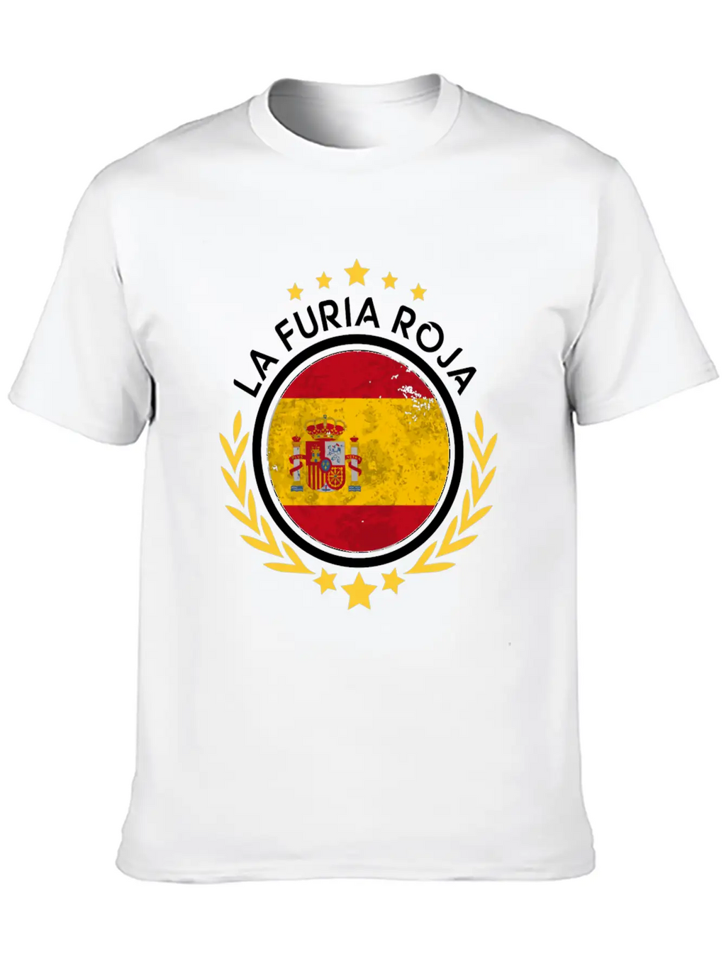 2018 Spain Fan World Soccer Championship Long Slee Soft Cotton Short Sleeve Tee – Unisex Wardrobe Staple