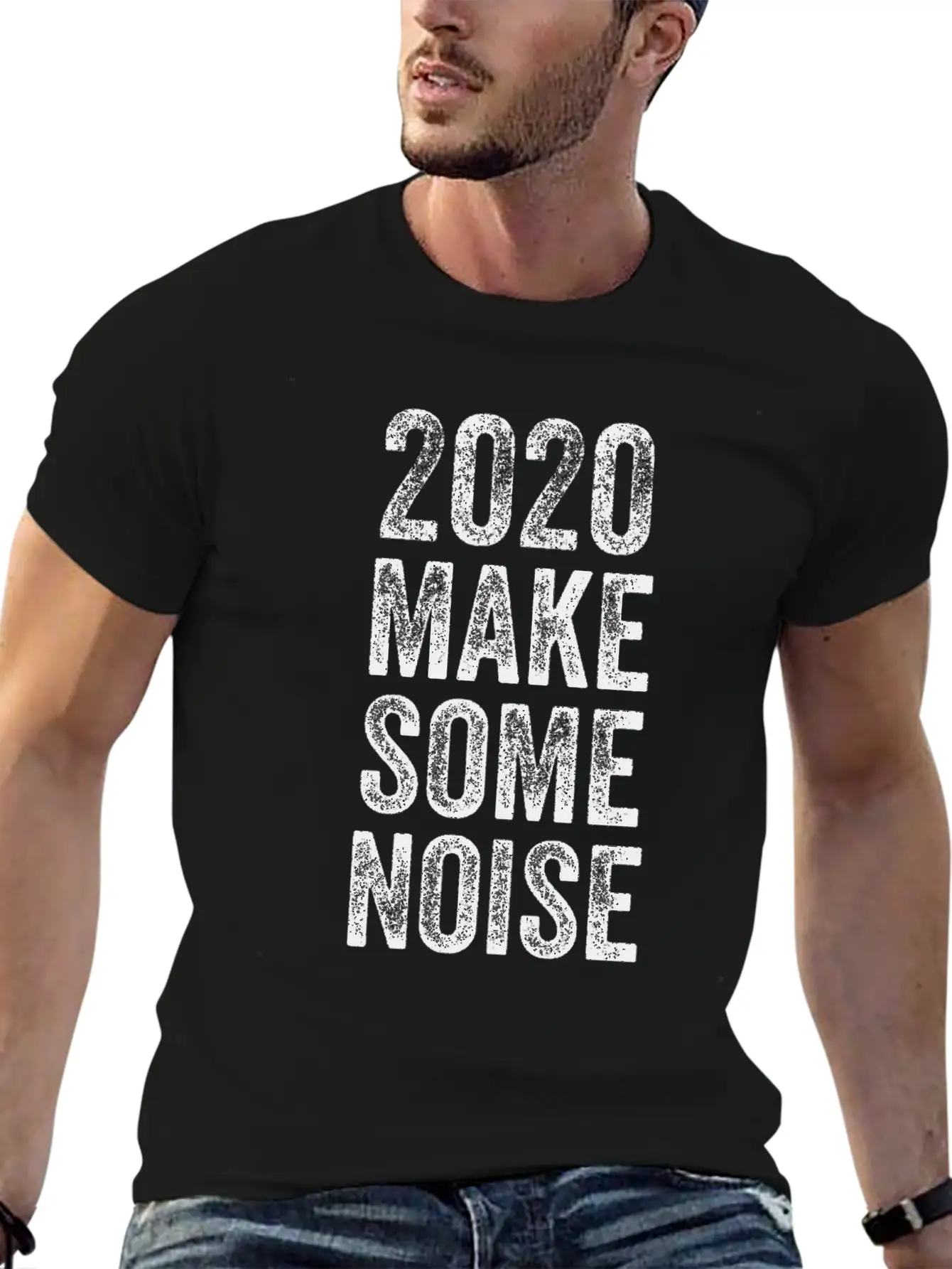2020 Make Some Noise Essential Cotton Tee For Daily Outfits – Unisex Style