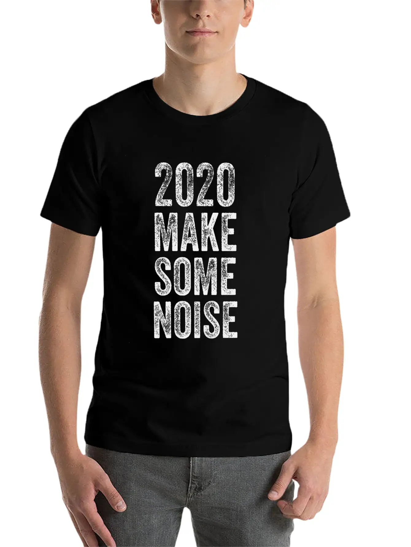2020 Make Some Noise Essential Cotton Tee For Daily Outfits – Unisex Style