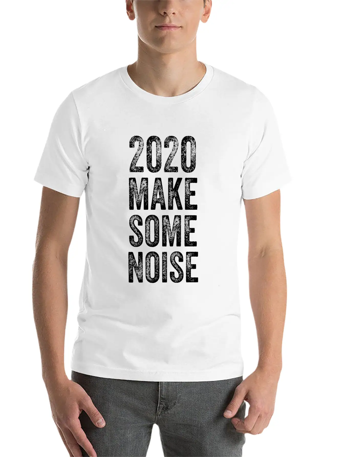2020 Make Some Noise Essential Cotton Tee For Daily Outfits – Unisex Style