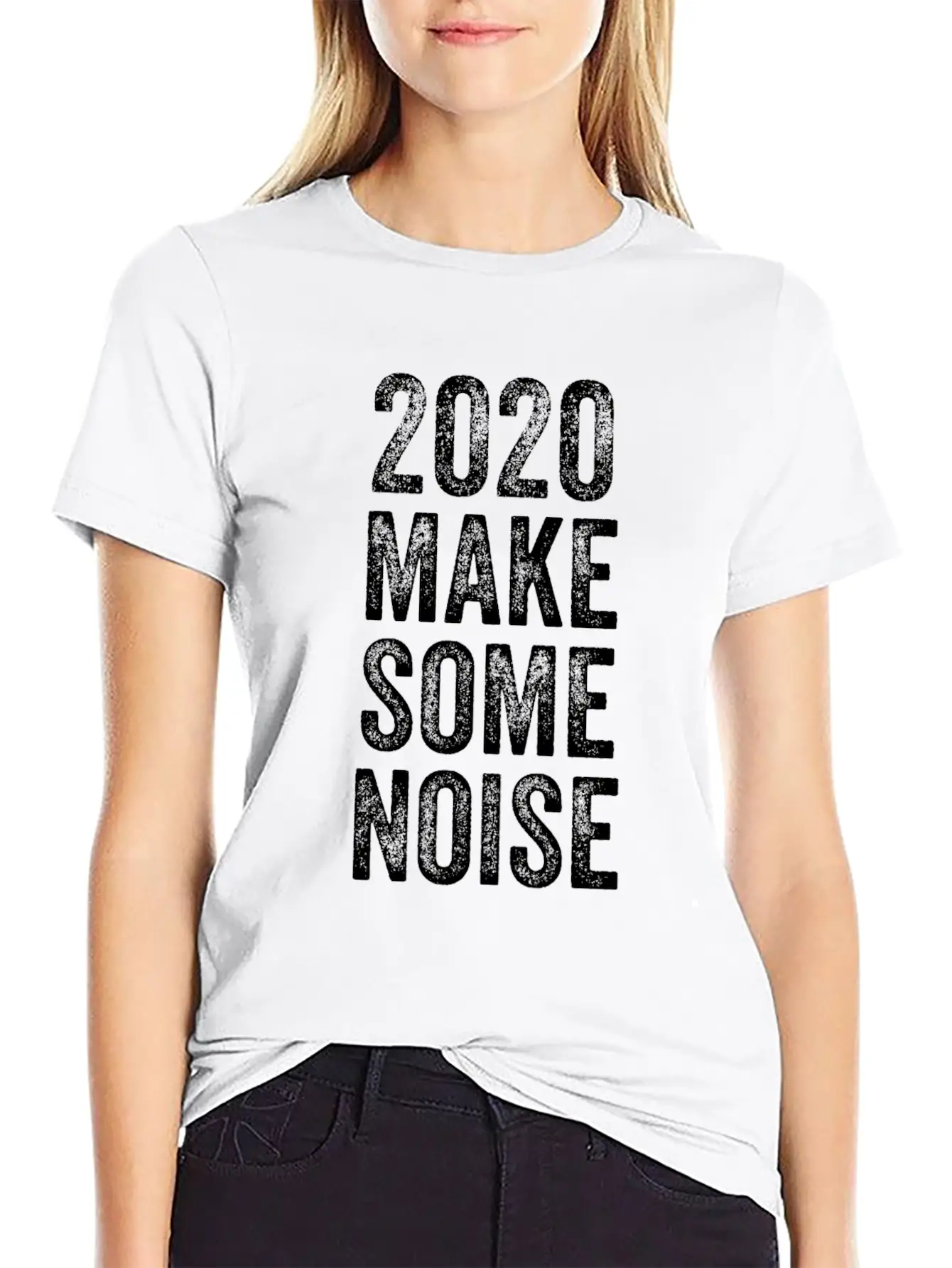 2020 Make Some Noise Essential Cotton Tee For Daily Outfits – Unisex Style