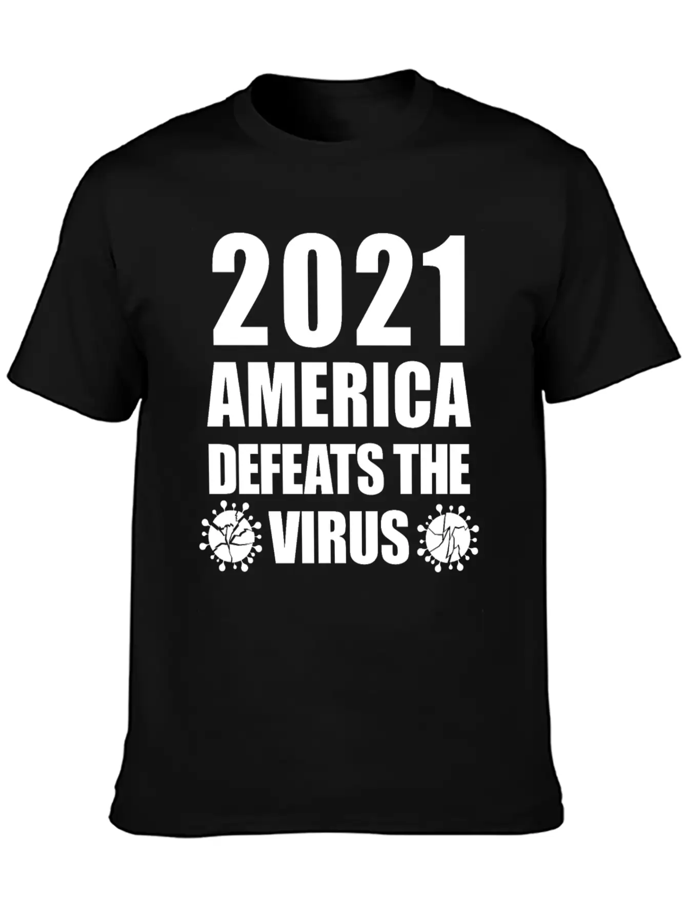 2021 America Defeats The Virus Proud Essential Unisex Summer Tee – Soft Cotton Casual Fit