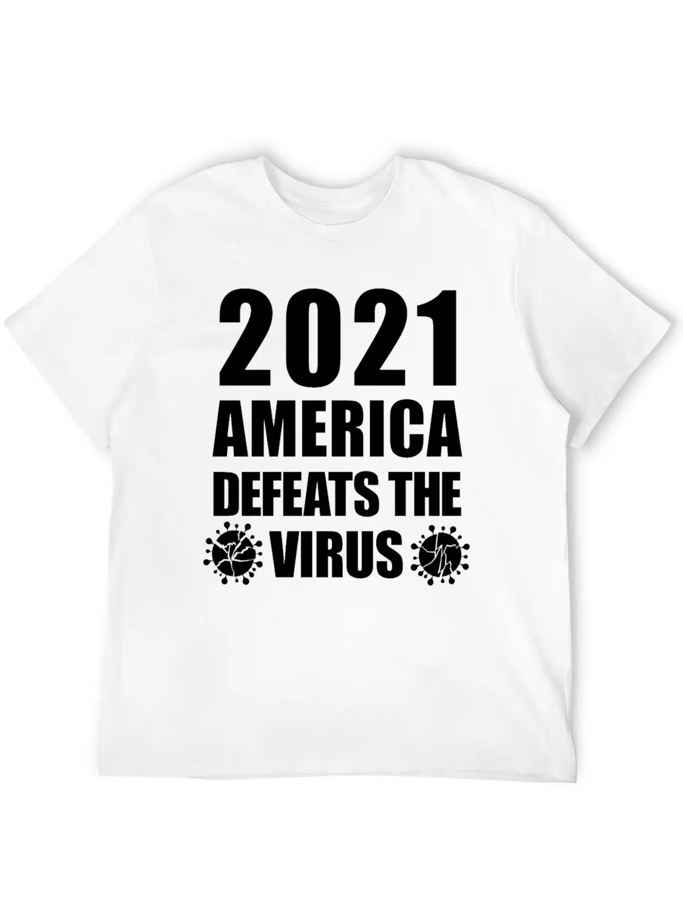 2021 America Defeats The Virus Proud Essential Unisex Summer Tee – Soft Cotton Casual Fit