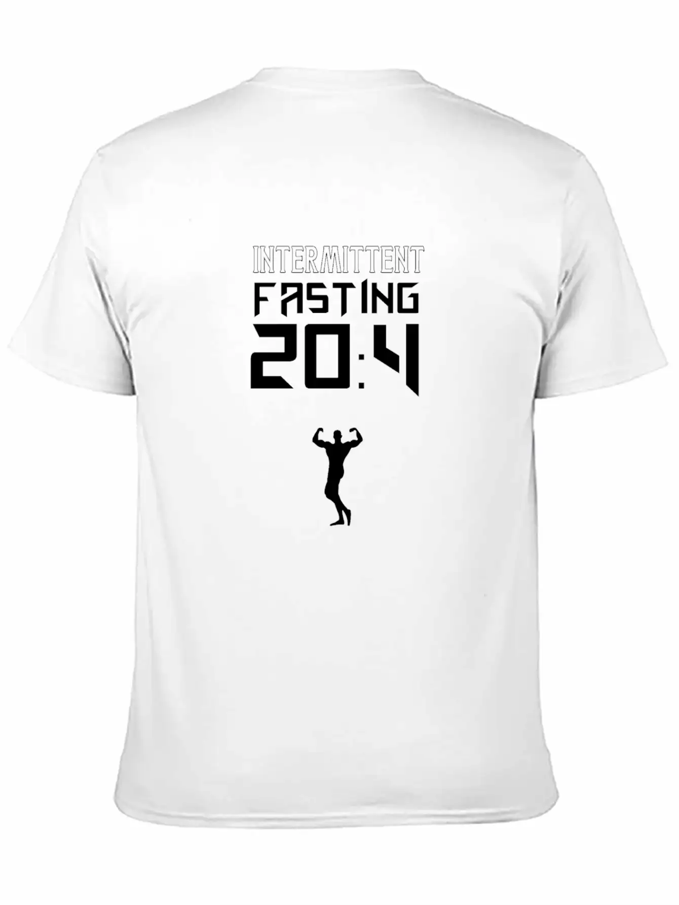 20:4 Intermittent Fasting Fitness Weightloss Diet Simple Everyday Graphic Tee – Lightweight Summer Wear