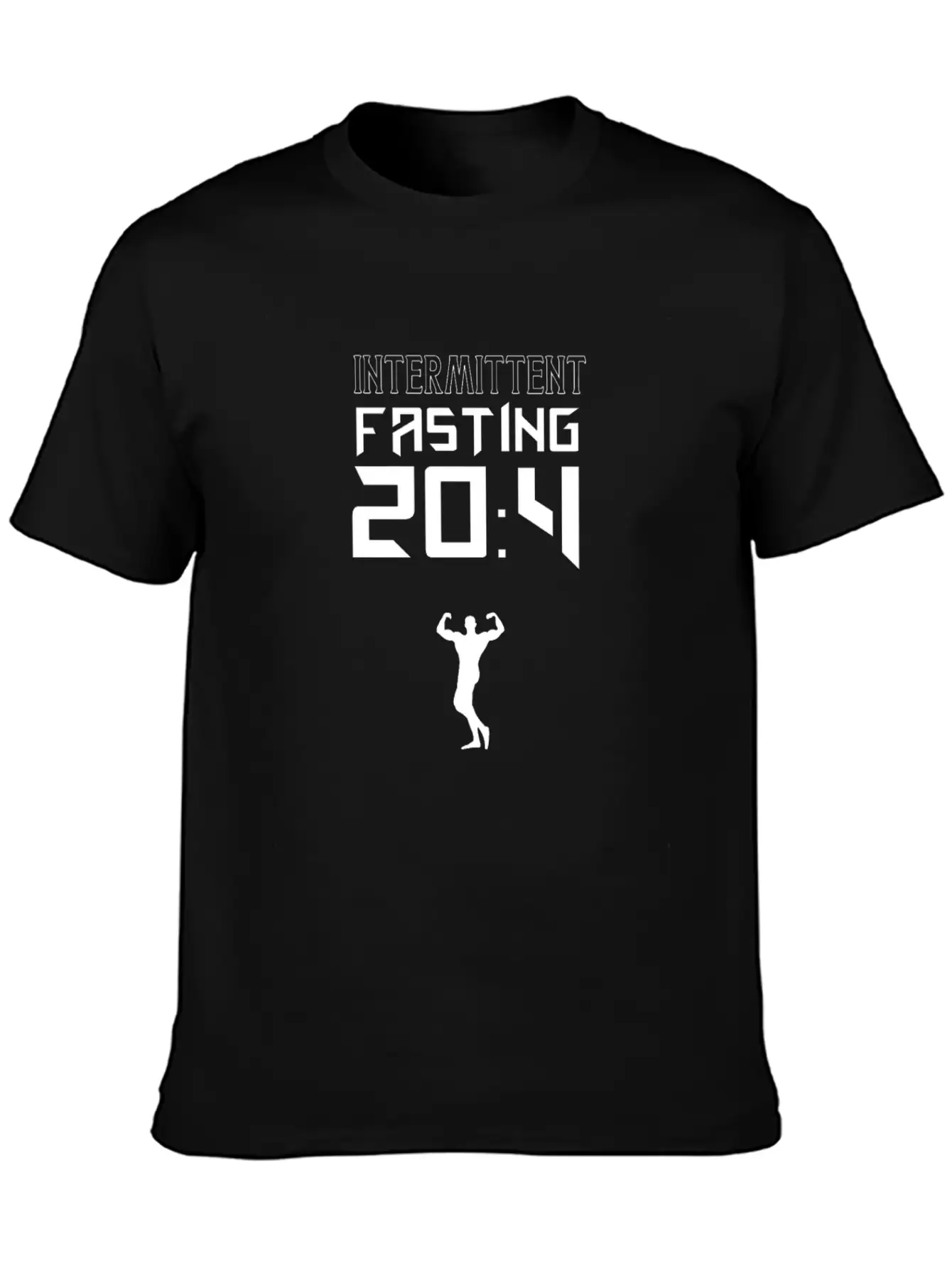 20:4 Intermittent Fasting Fitness Weightloss Diet Simple Everyday Graphic Tee – Lightweight Summer Wear