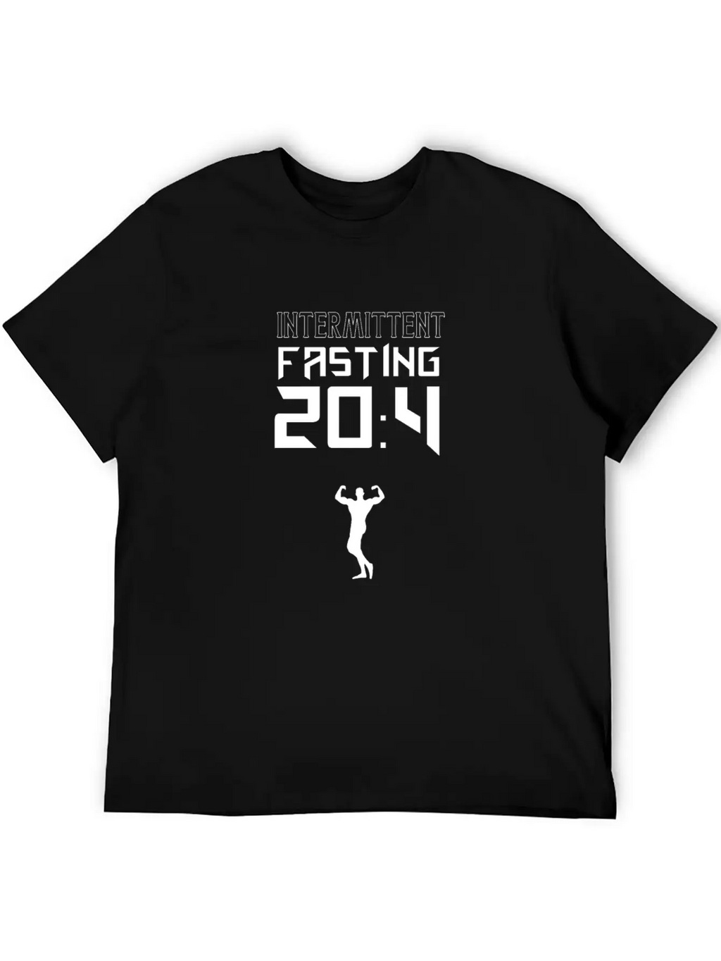 20:4 Intermittent Fasting Fitness Weightloss Diet Simple Everyday Graphic Tee – Lightweight Summer Wear