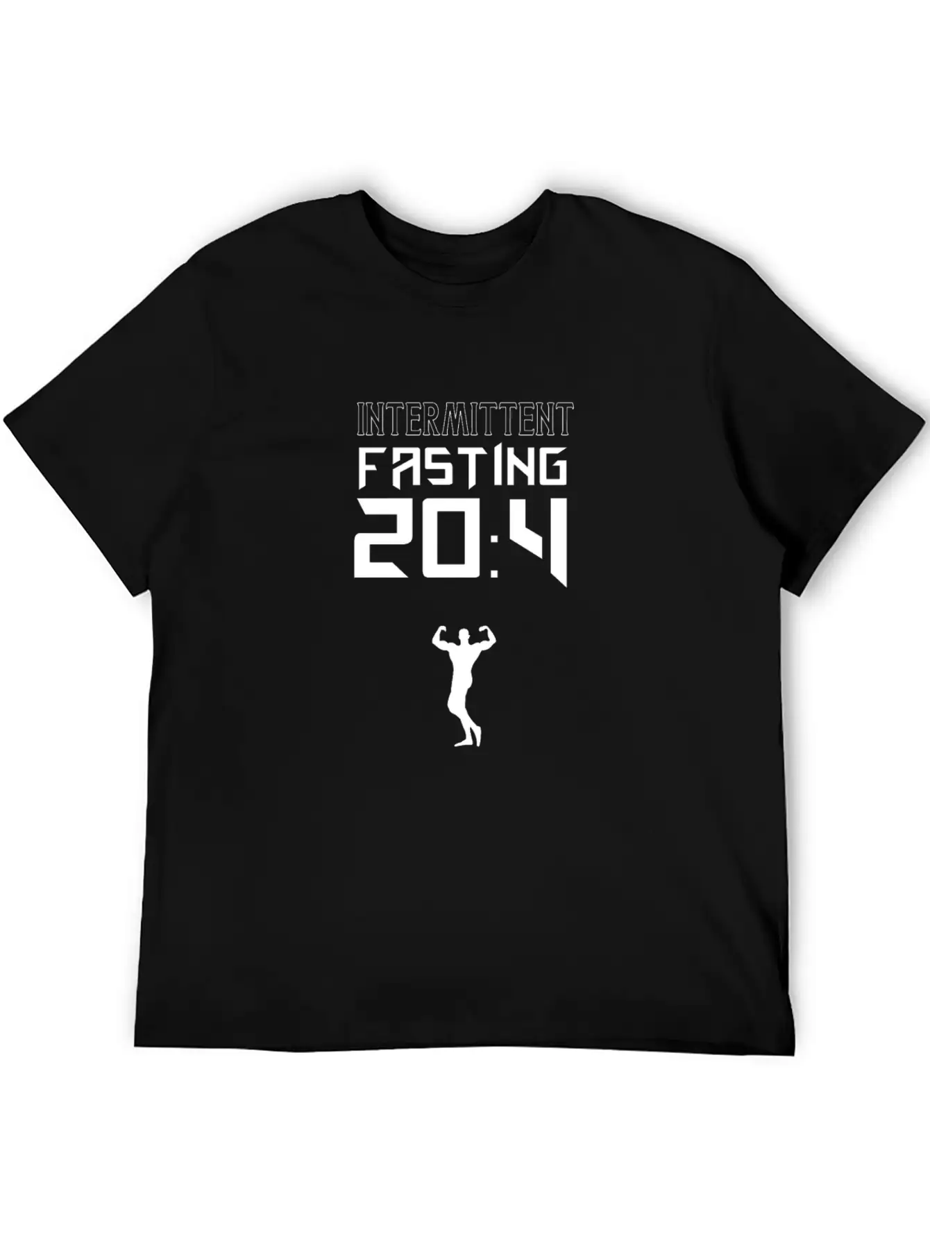 20:4 Intermittent Fasting Fitness Weightloss Diet Simple Everyday Graphic Tee – Lightweight Summer Wear
