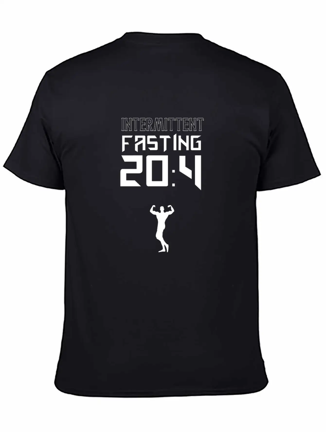 20:4 Intermittent Fasting Fitness Weightloss Diet Simple Everyday Graphic Tee – Lightweight Summer Wear