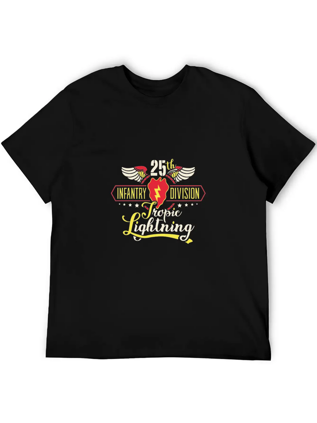 25Th Infantry Division Patch Tropic Lightning Modern Fit Casual T-Shirt – Clean And Versatile Design