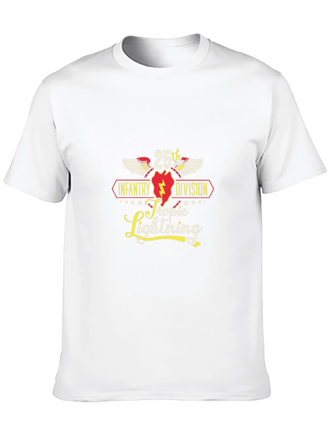 25Th Infantry Division Patch Tropic Lightning Modern Fit Casual T-Shirt – Clean And Versatile Design