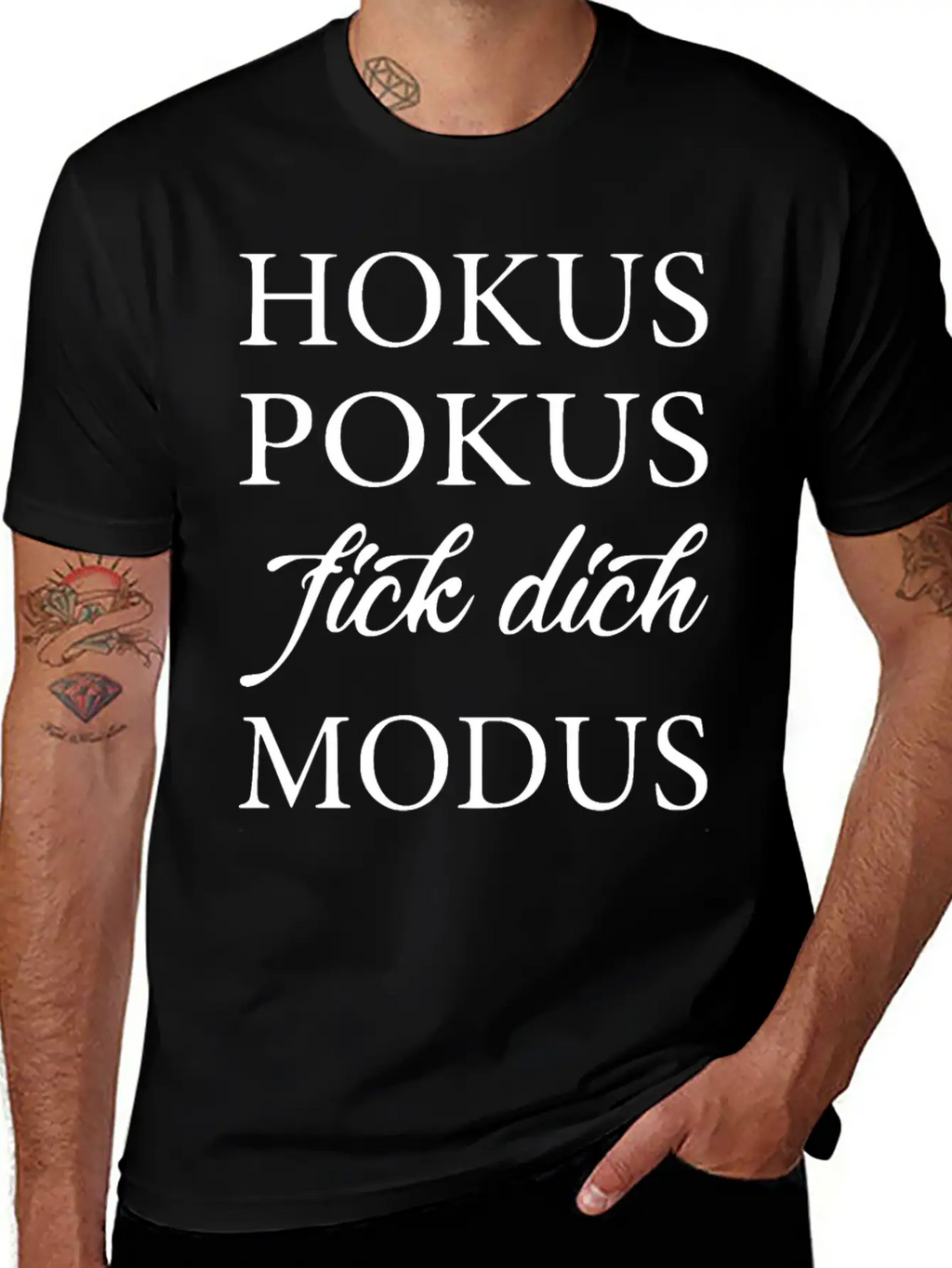 2reborn Hoku Spokus Fick Dich Modus Solo Modern Fit Casual T-Shirt – Clean And Versatile Design