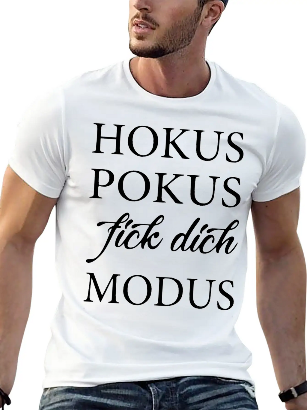 2reborn Hoku Spokus Fick Dich Modus Solo Modern Fit Casual T-Shirt – Clean And Versatile Design