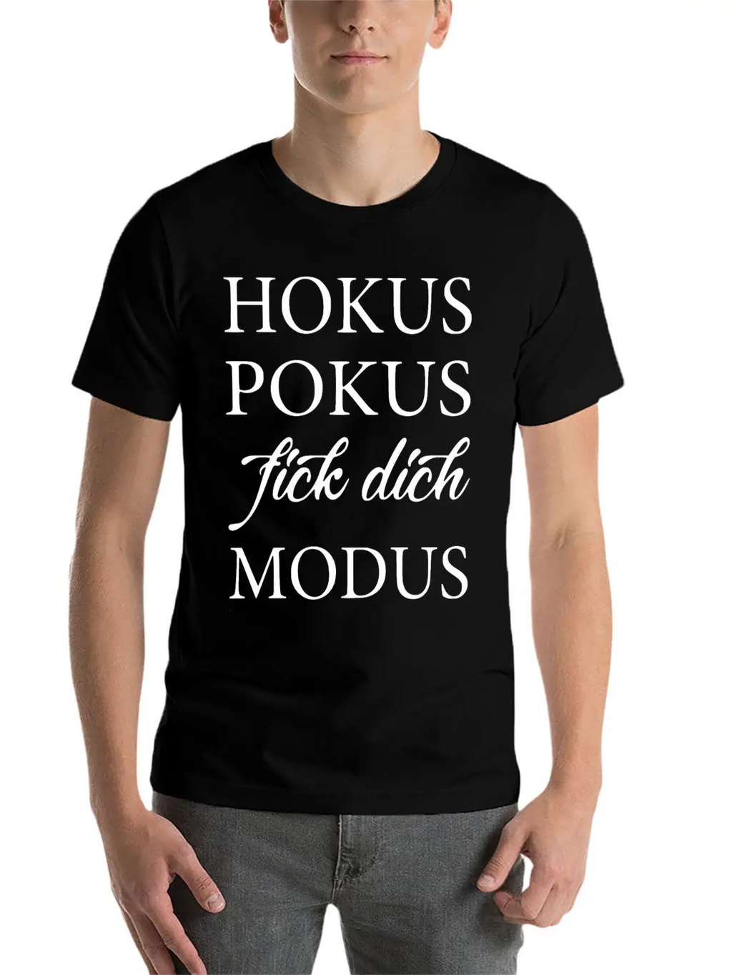 2reborn Hoku Spokus Fick Dich Modus Solo Modern Fit Casual T-Shirt – Clean And Versatile Design