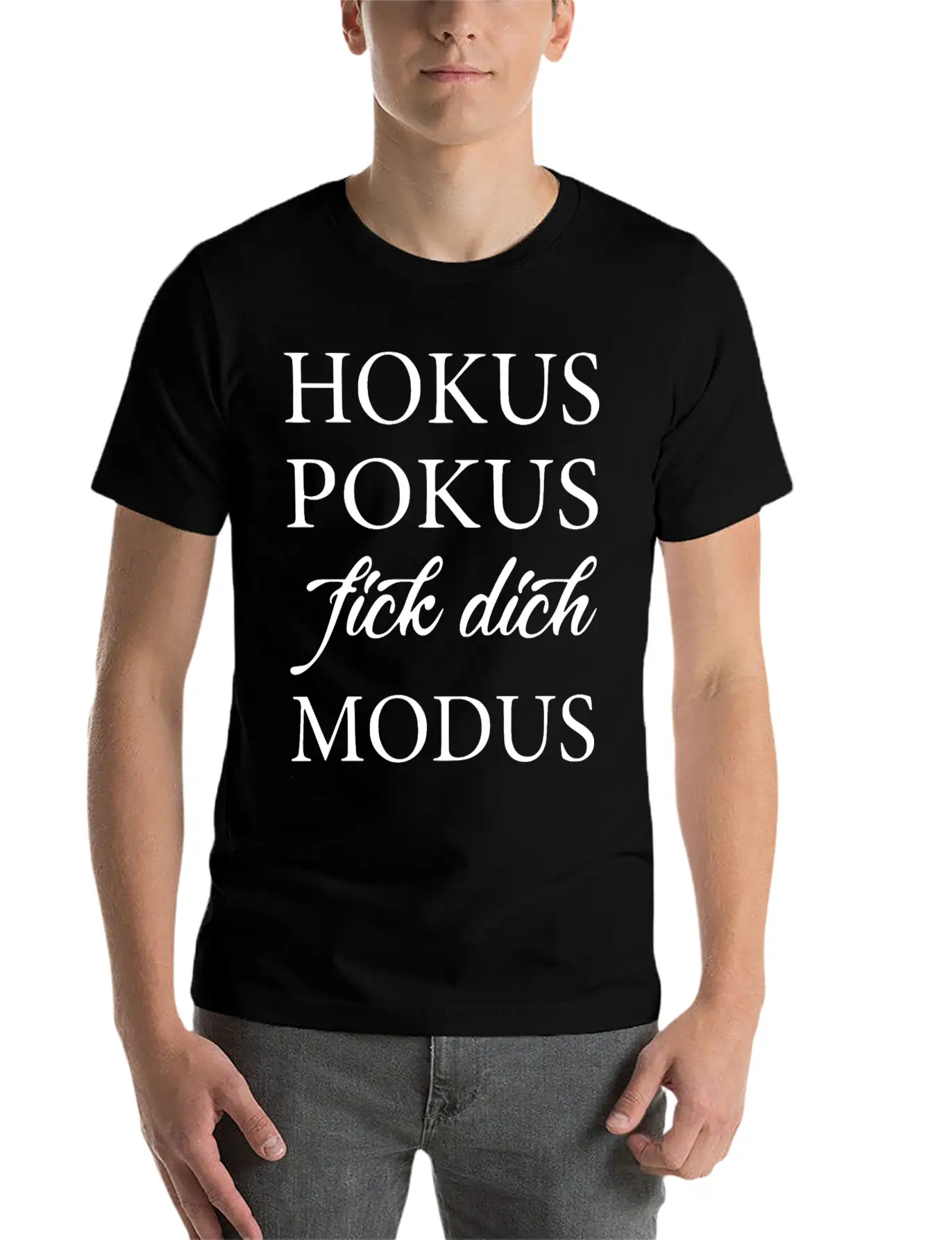 2reborn Hoku Spokus Fick Dich Modus Solo Modern Fit Casual T-Shirt – Clean And Versatile Design