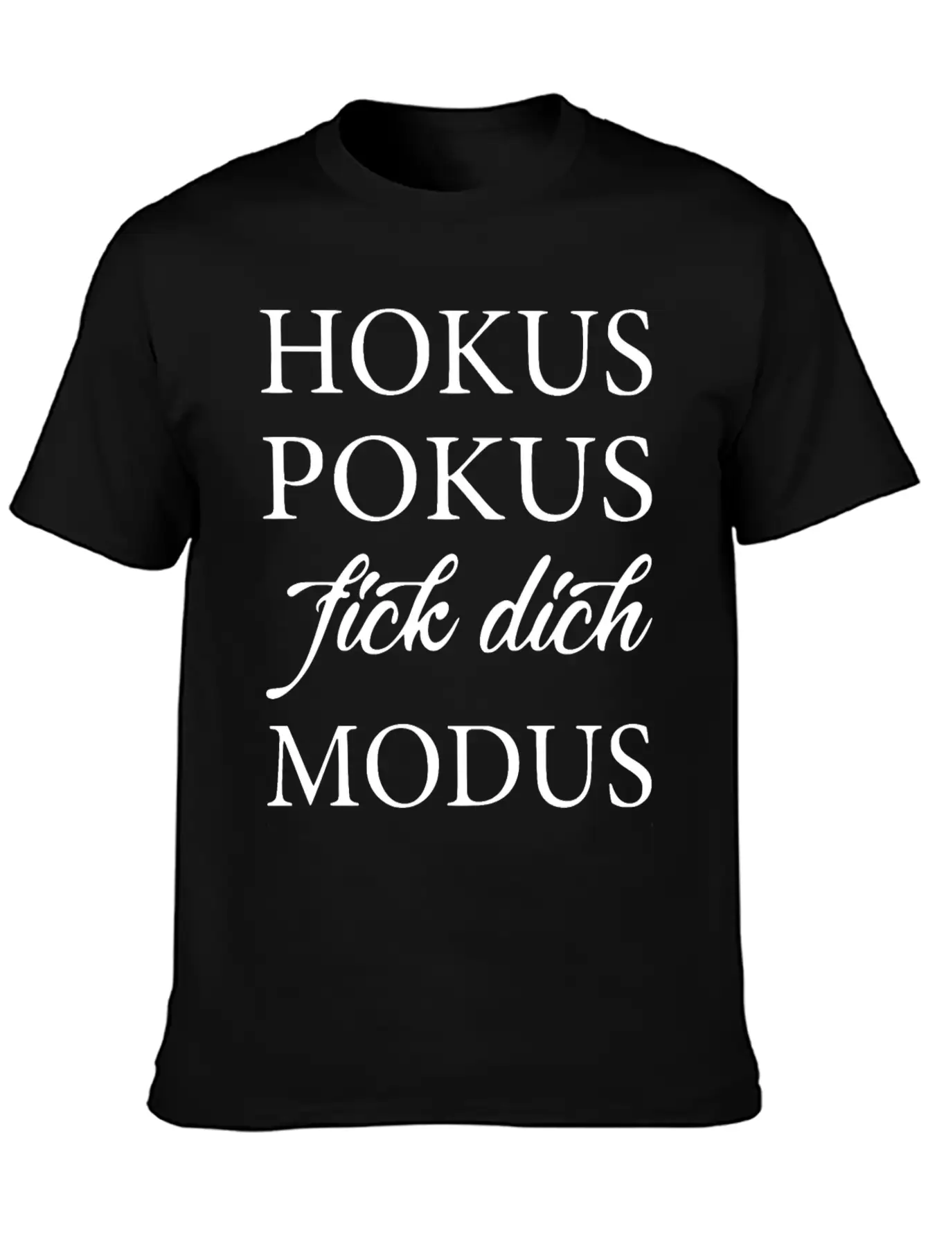 2reborn Hoku Spokus Fick Dich Modus Solo Modern Fit Casual T-Shirt – Clean And Versatile Design