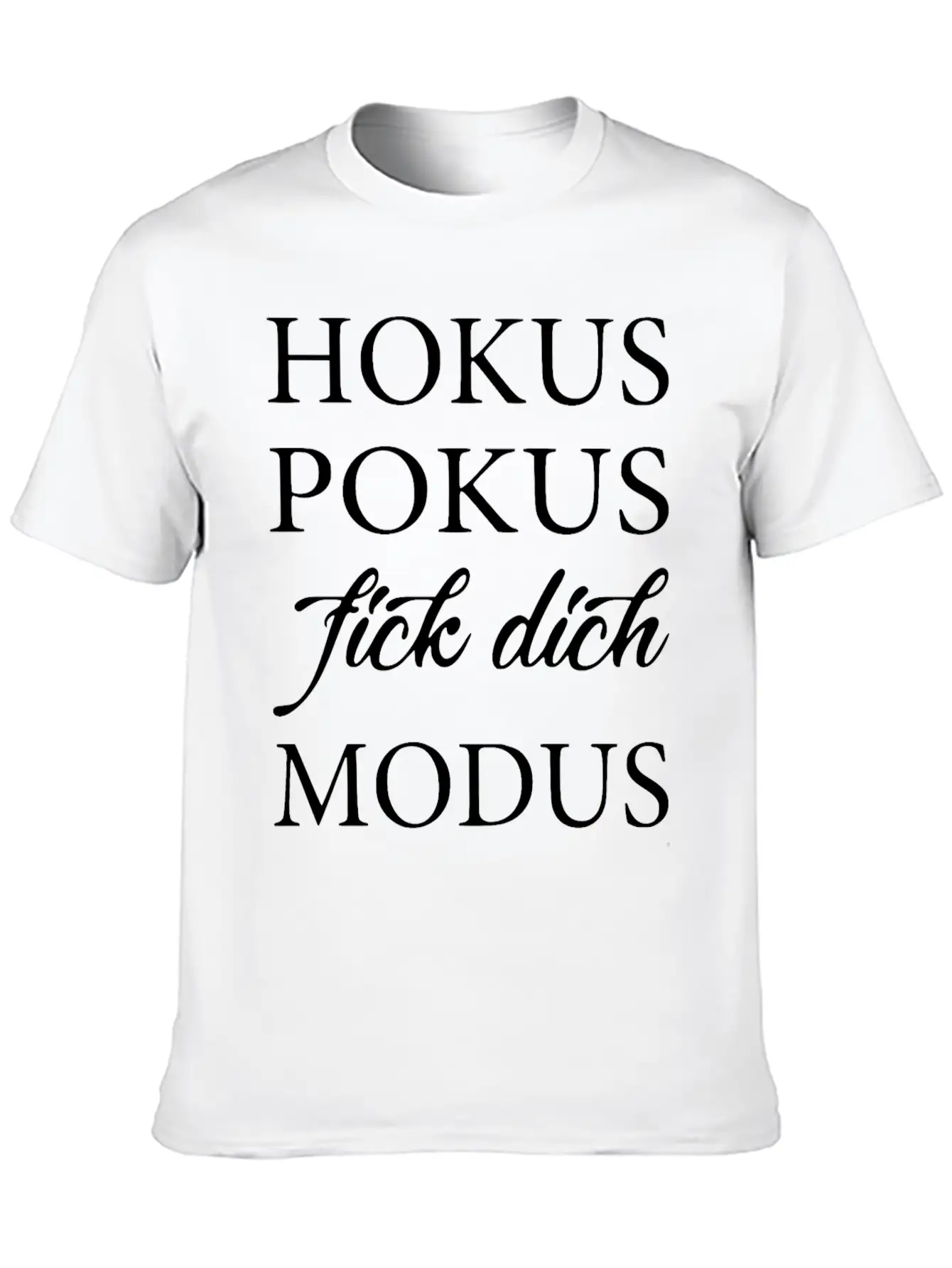 2reborn Hoku Spokus Fick Dich Modus Solo Modern Fit Casual T-Shirt – Clean And Versatile Design