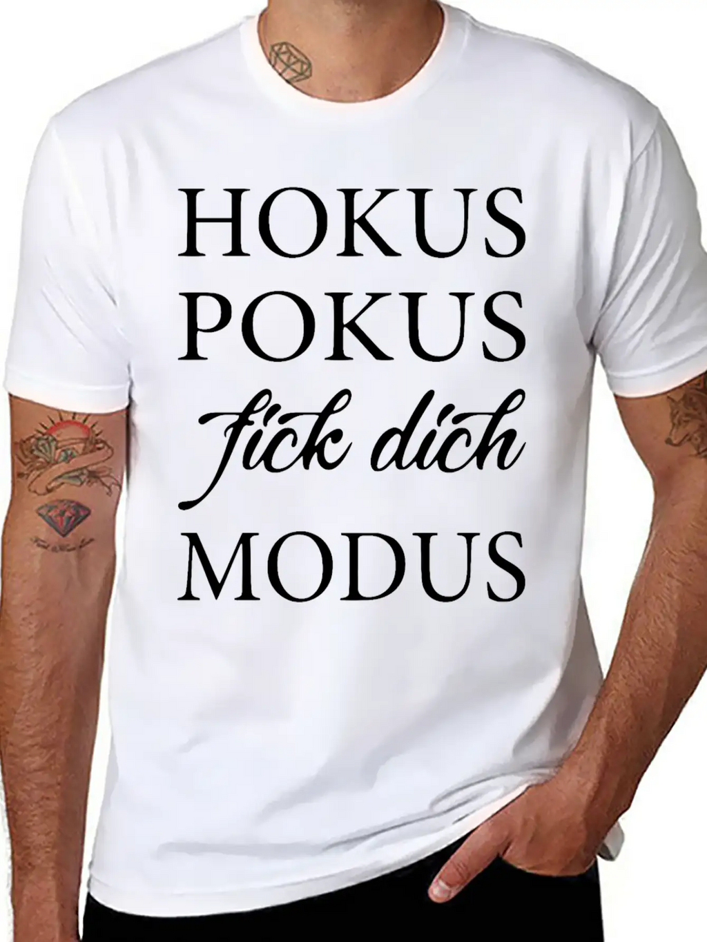 2reborn Hoku Spokus Fick Dich Modus Solo Modern Fit Casual T-Shirt – Clean And Versatile Design