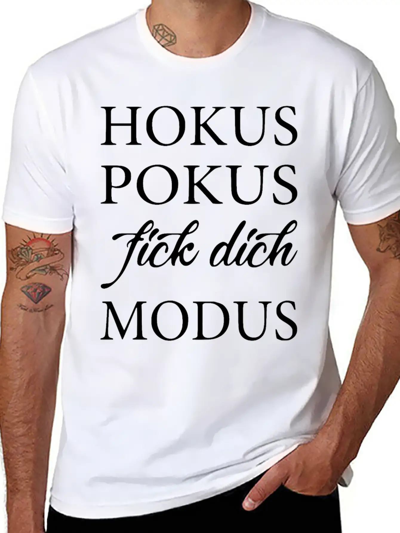2reborn Hoku Spokus Fick Dich Modus Solo Modern Fit Casual T-Shirt – Clean And Versatile Design