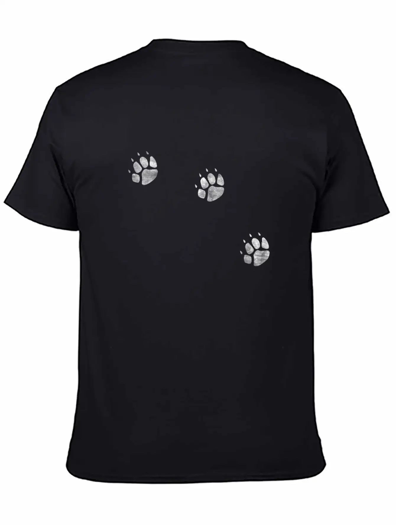 3 Legs Dog Paw Prints Three Legged Tripod Modern Fit Casual T-Shirt – Clean And Versatile Design