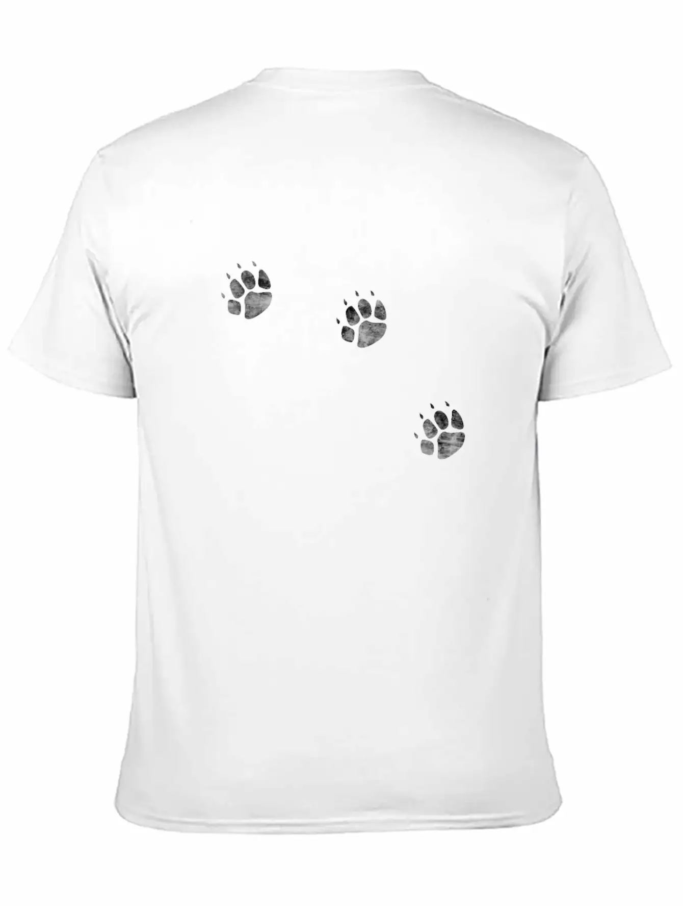 3 Legs Dog Paw Prints Three Legged Tripod Modern Fit Casual T-Shirt – Clean And Versatile Design