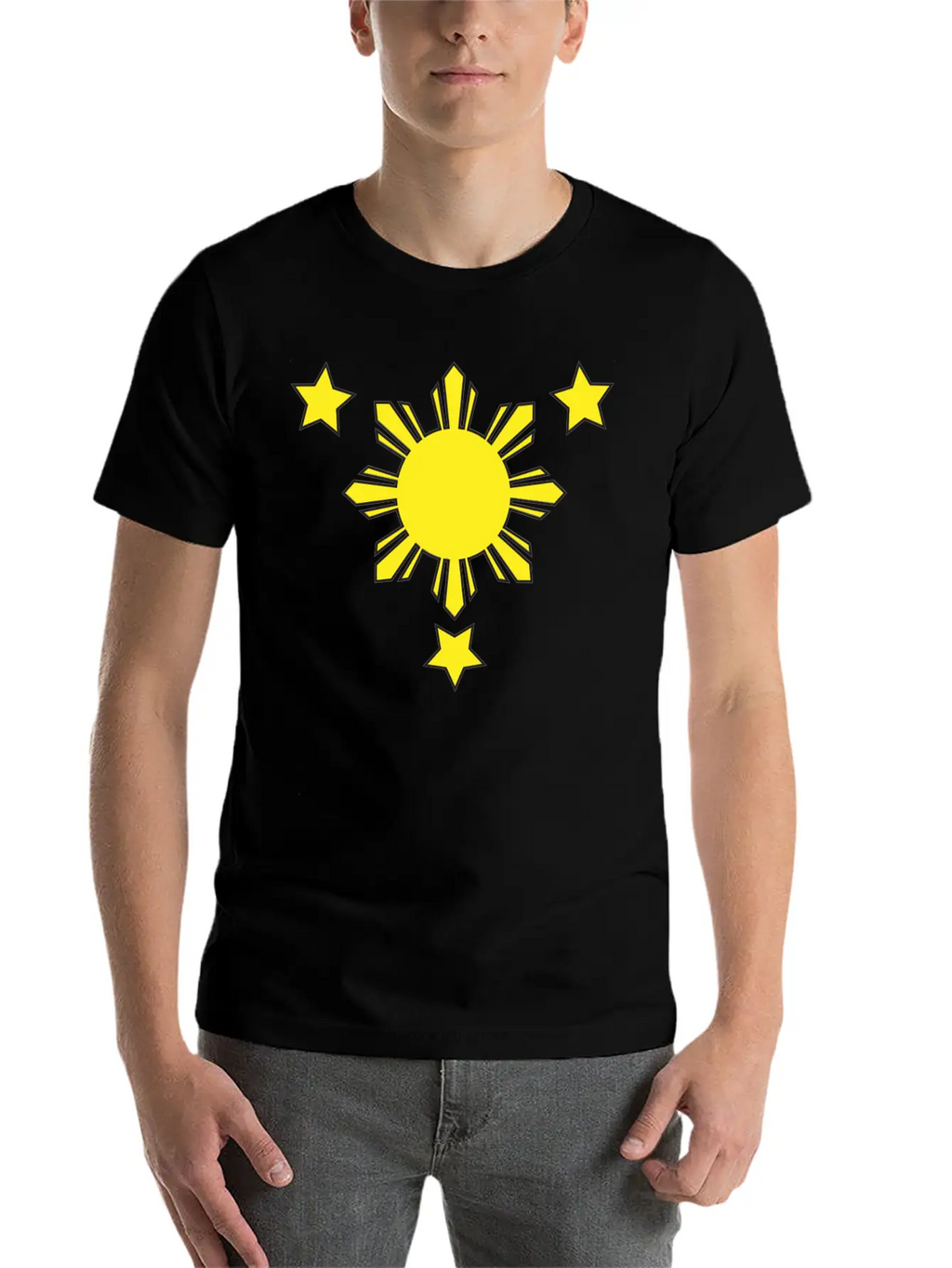 3 Stars And A Sun Lightweight Cotton T-Shirt – Daily Comfort Graphic Shirt