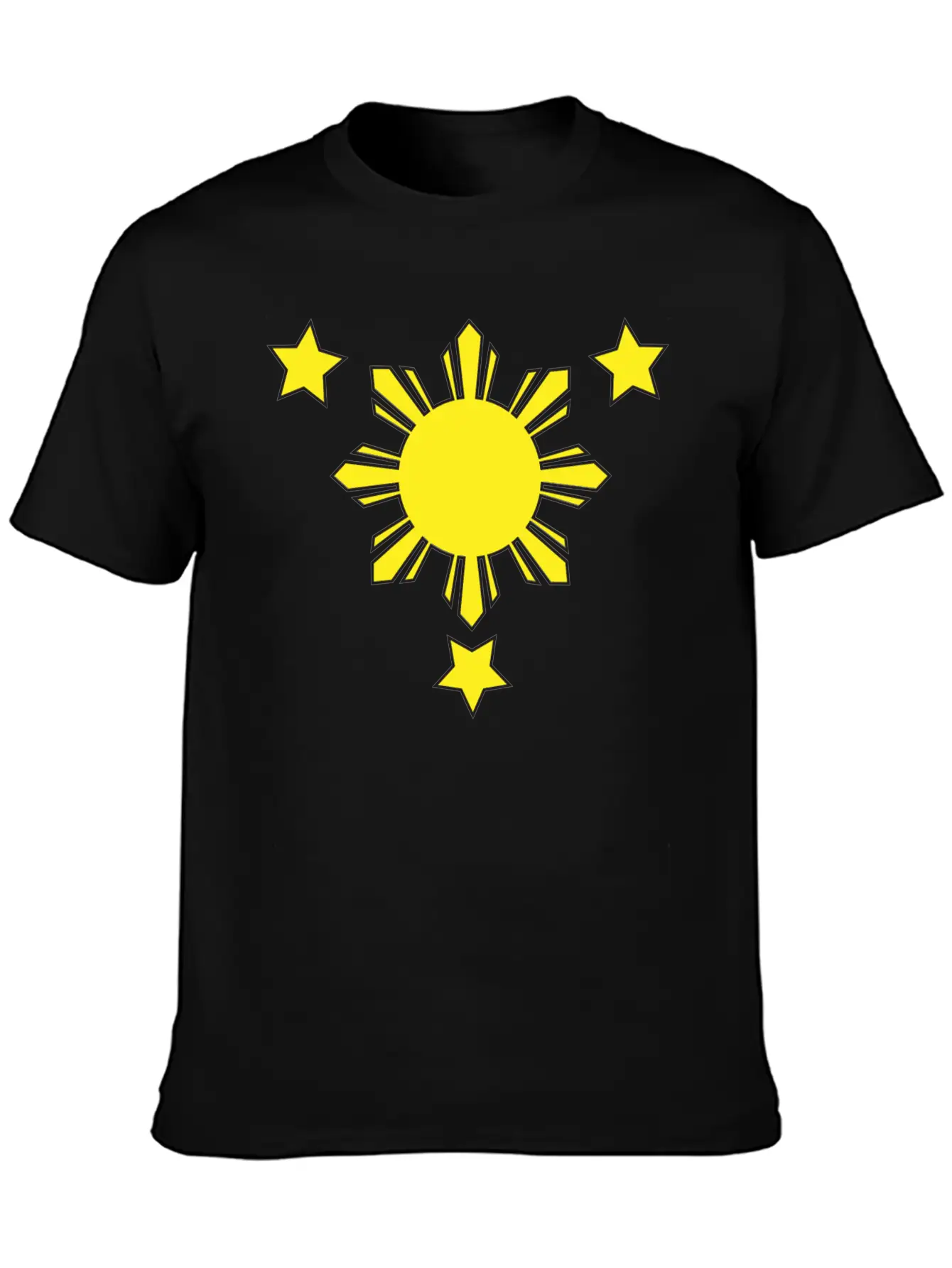 3 Stars And A Sun Lightweight Cotton T-Shirt – Daily Comfort Graphic Shirt