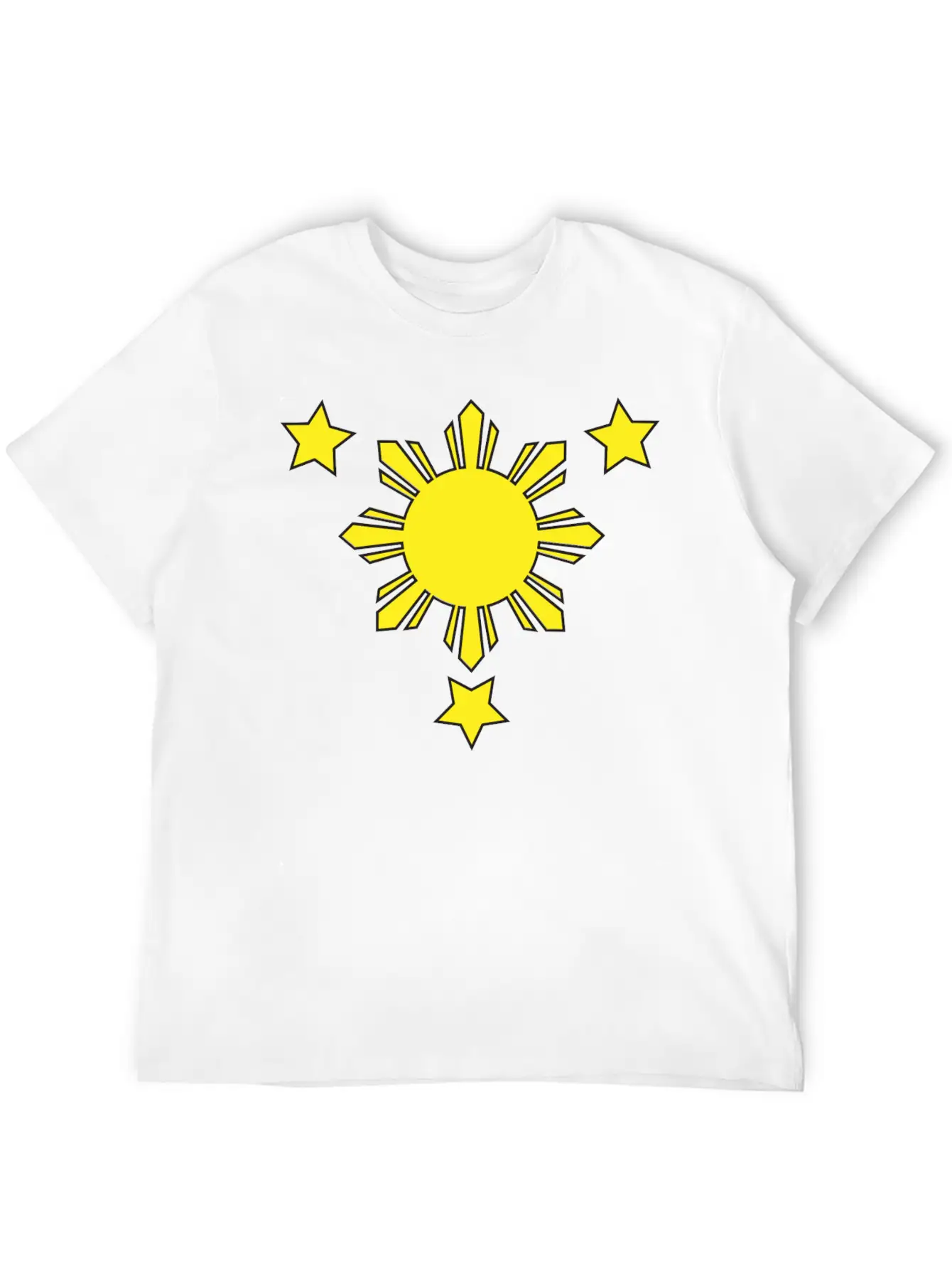3 Stars And A Sun Lightweight Cotton T-Shirt – Daily Comfort Graphic Shirt