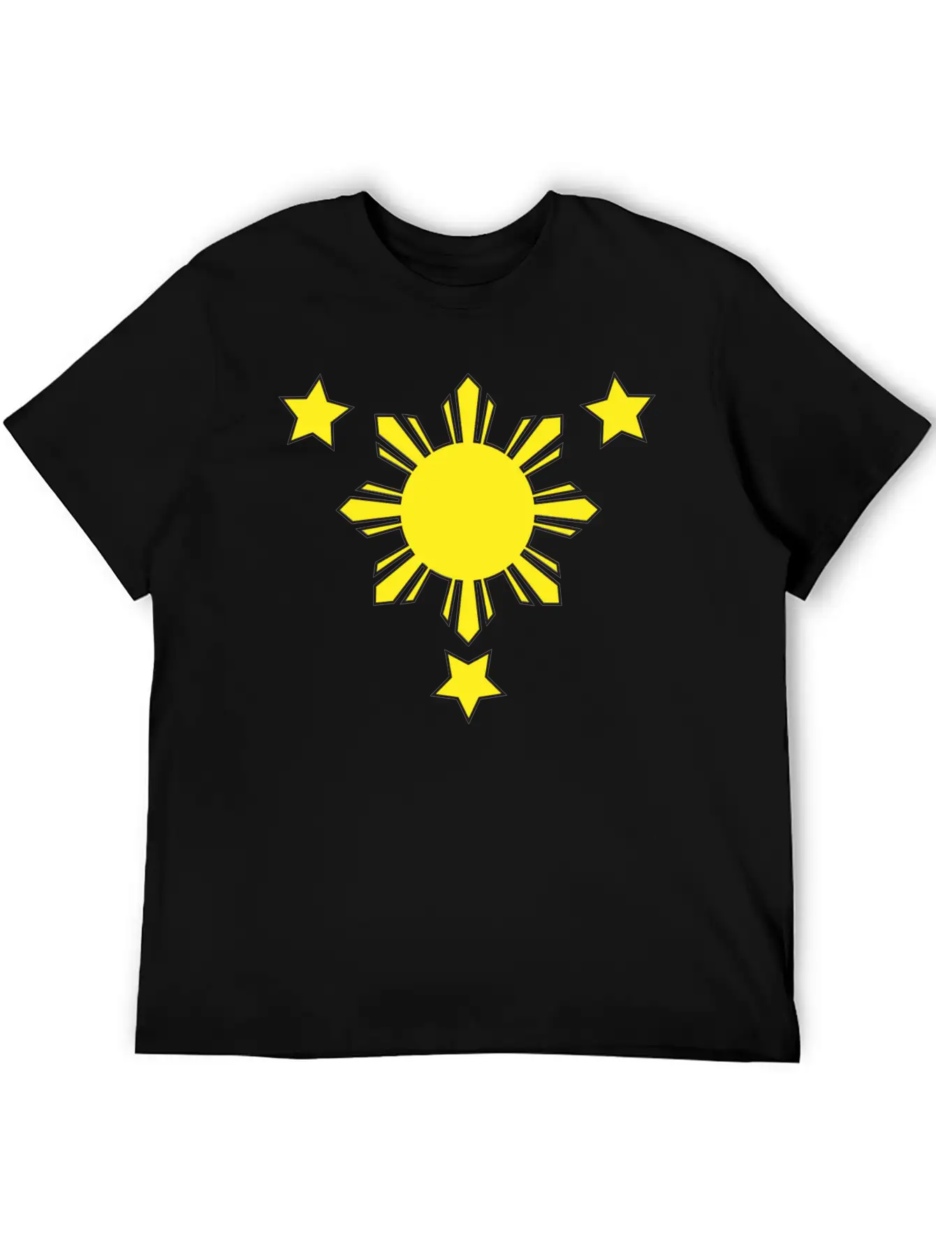 3 Stars And A Sun Lightweight Cotton T-Shirt – Daily Comfort Graphic Shirt