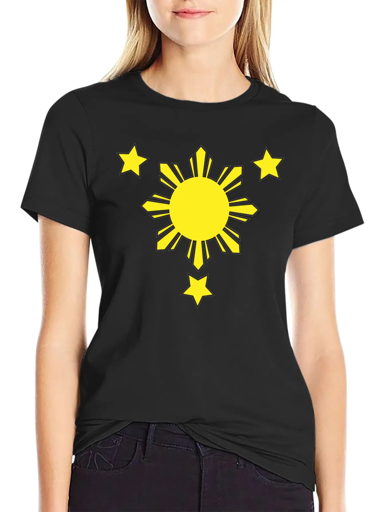 3 Stars And A Sun Lightweight Cotton T-Shirt – Daily Comfort Graphic Shirt