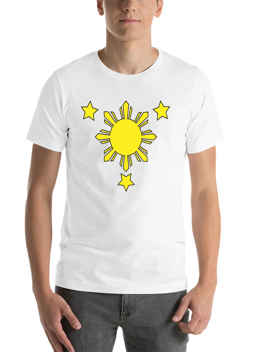 3 Stars And A Sun Lightweight Cotton T-Shirt – Daily Comfort Graphic Shirt