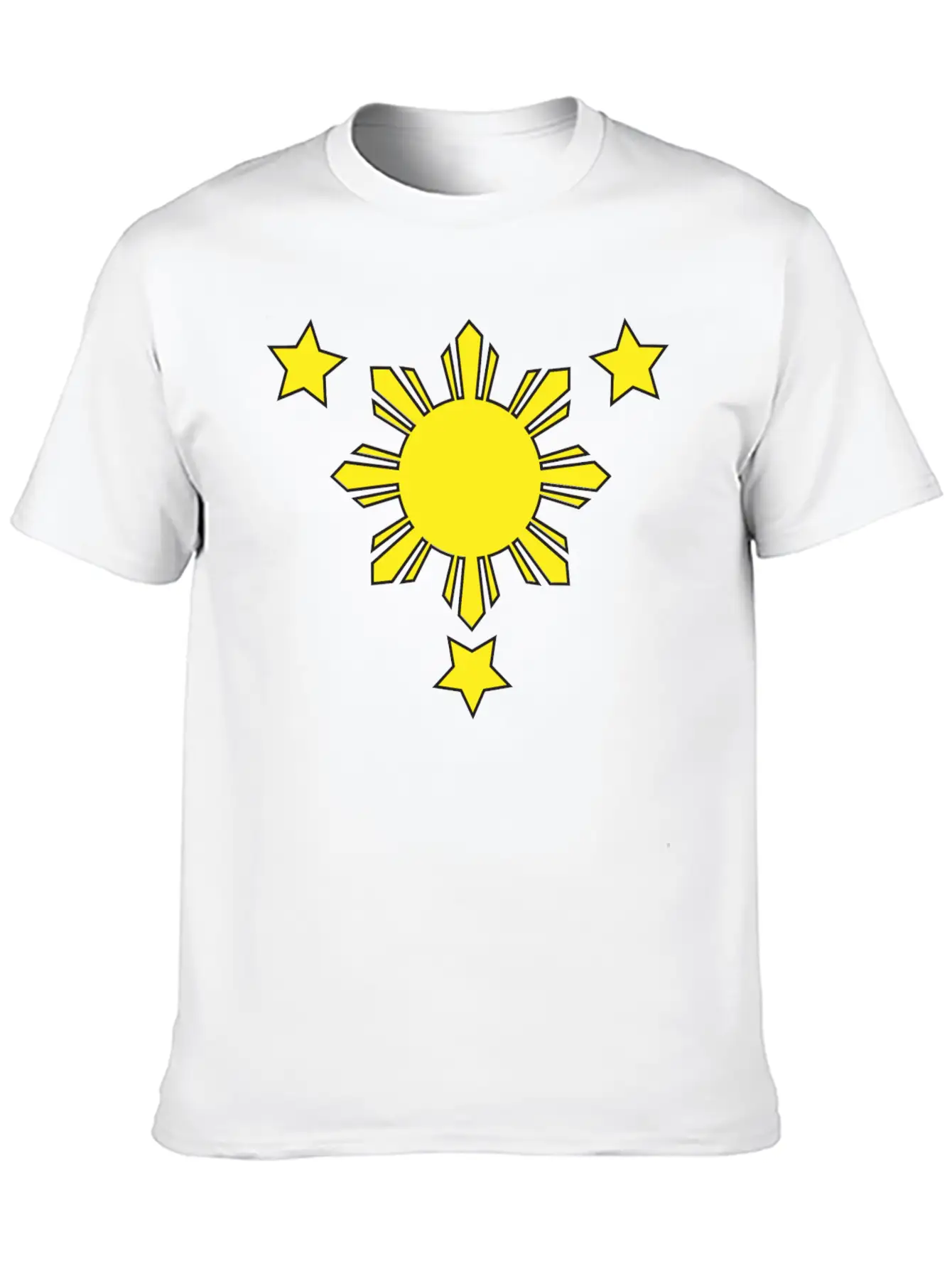 3 Stars And A Sun Lightweight Cotton T-Shirt – Daily Comfort Graphic Shirt