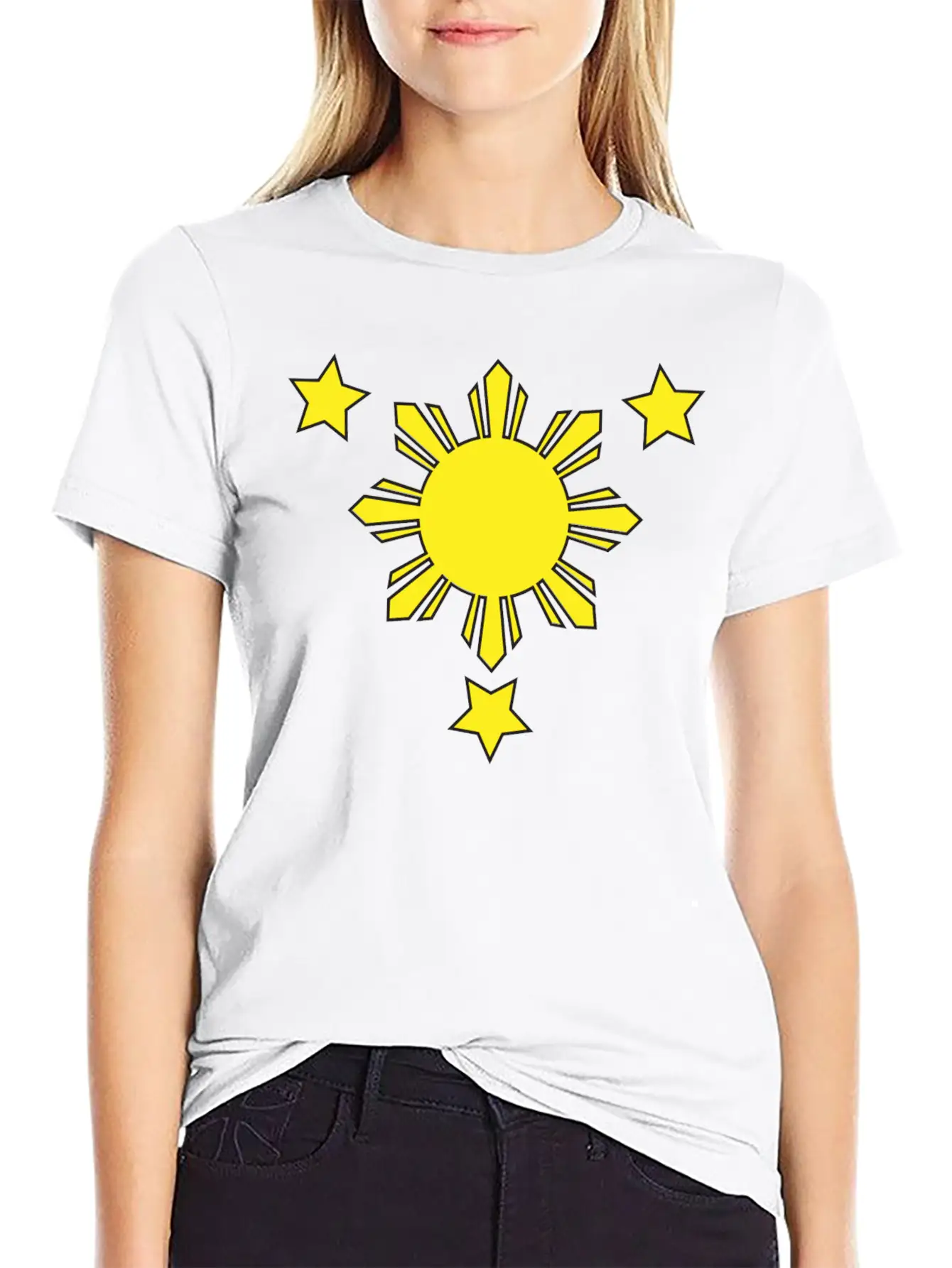 3 Stars And A Sun Lightweight Cotton T-Shirt – Daily Comfort Graphic Shirt