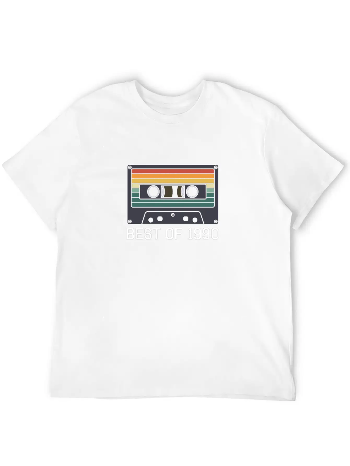 30th Birthday Best Of 1990 Cassette Tape Vintage Essential Unisex Summer Tee – Soft Cotton Casual Fit