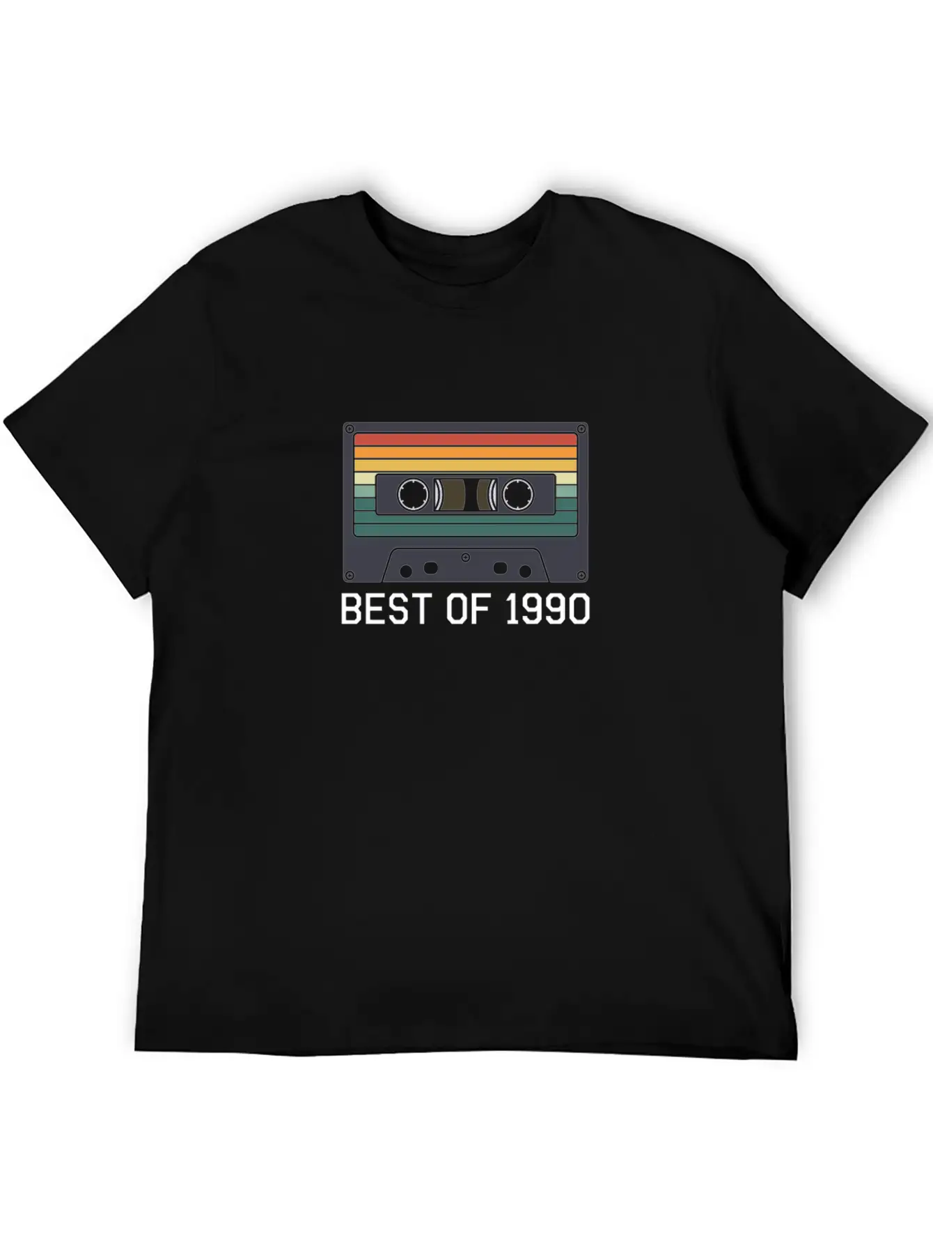 30th Birthday Best Of 1990 Cassette Tape Vintage Essential Unisex Summer Tee – Soft Cotton Casual Fit