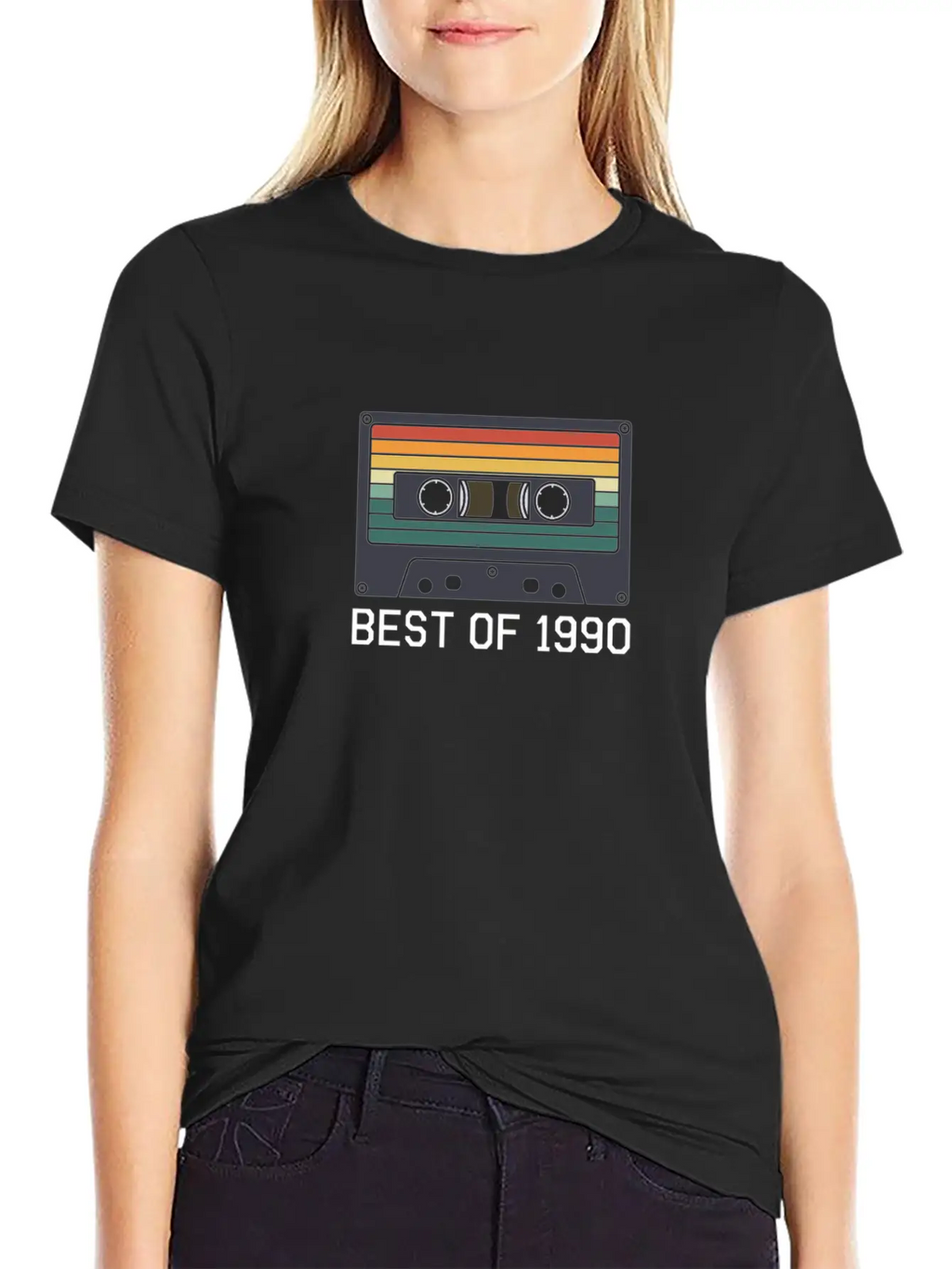 30th Birthday Best Of 1990 Cassette Tape Vintage Essential Unisex Summer Tee – Soft Cotton Casual Fit