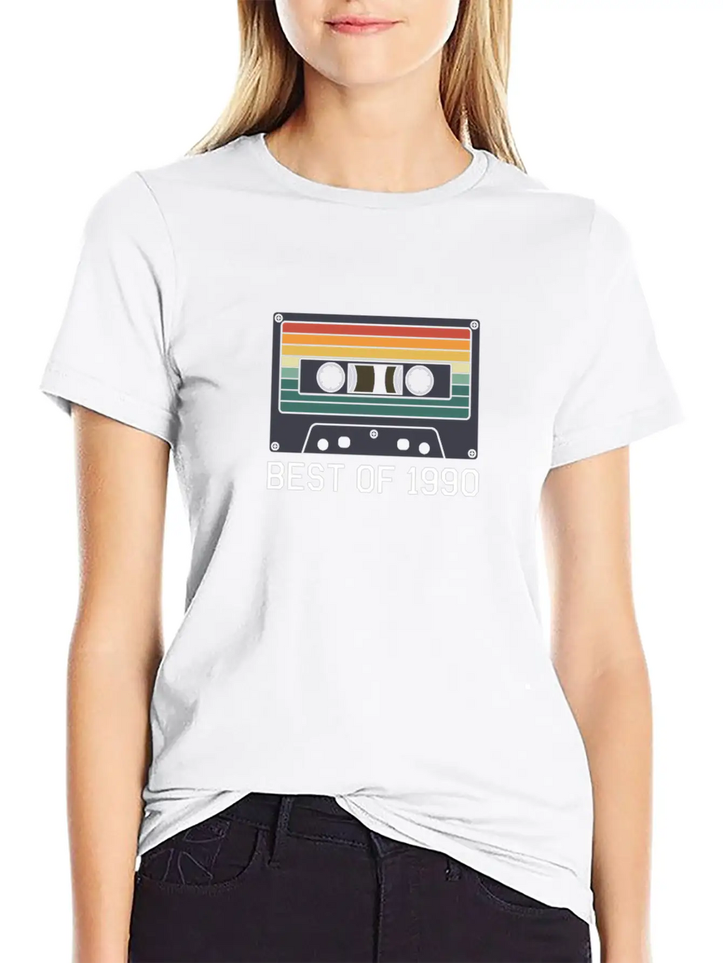 30th Birthday Best Of 1990 Cassette Tape Vintage Essential Unisex Summer Tee – Soft Cotton Casual Fit