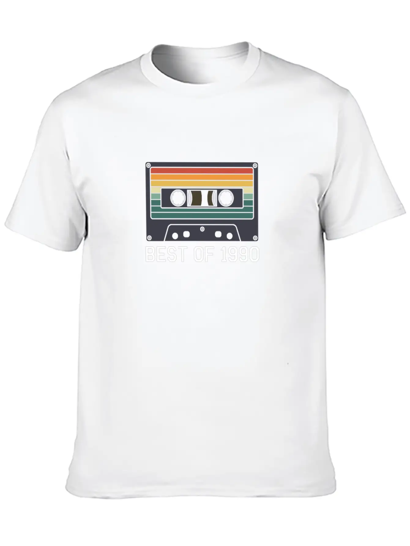 30th Birthday Best Of 1990 Cassette Tape Vintage Essential Unisex Summer Tee – Soft Cotton Casual Fit